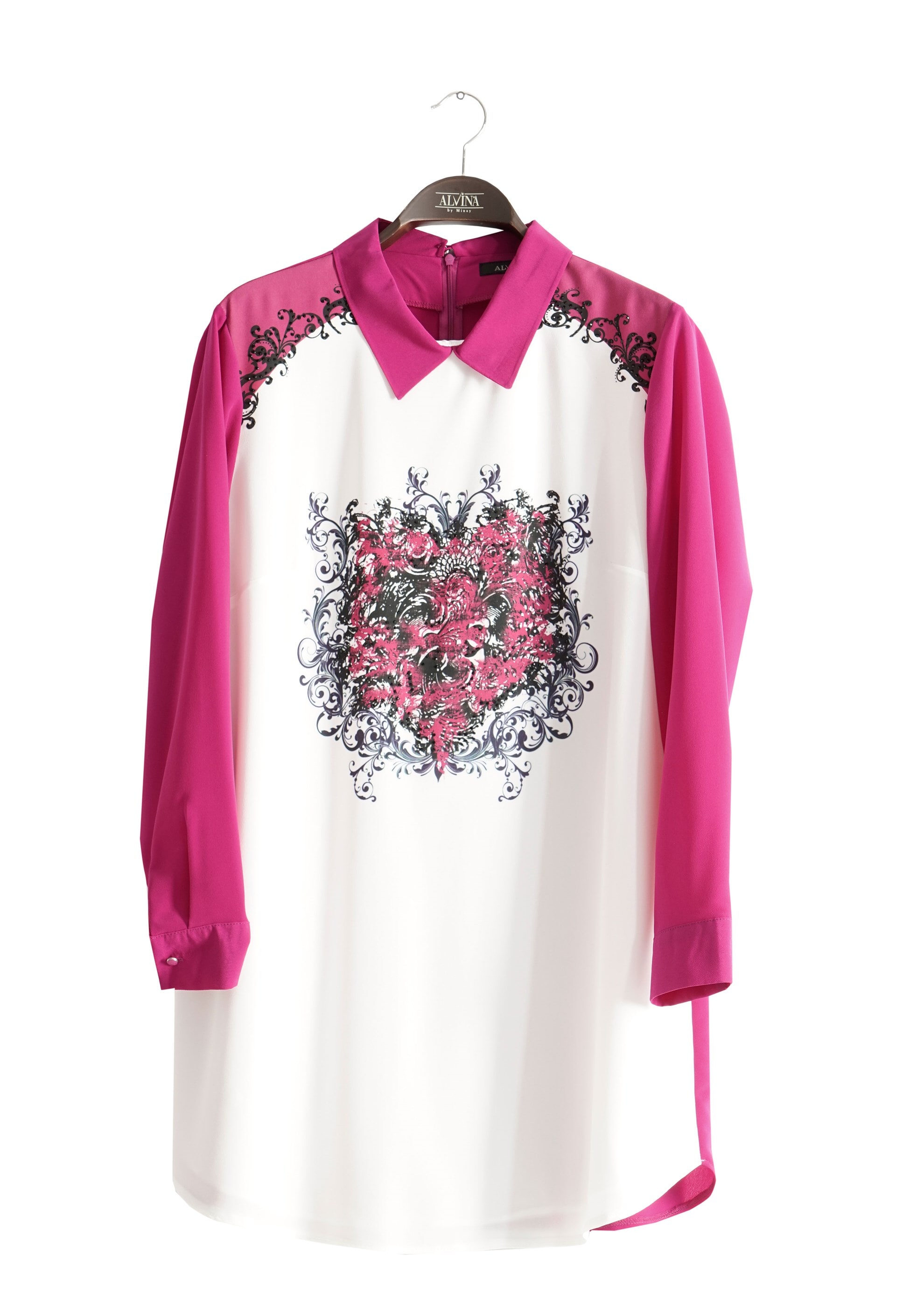 Tesettür giyim MOR 2579 Criss Tesettür Tunik 44/50 TEK42