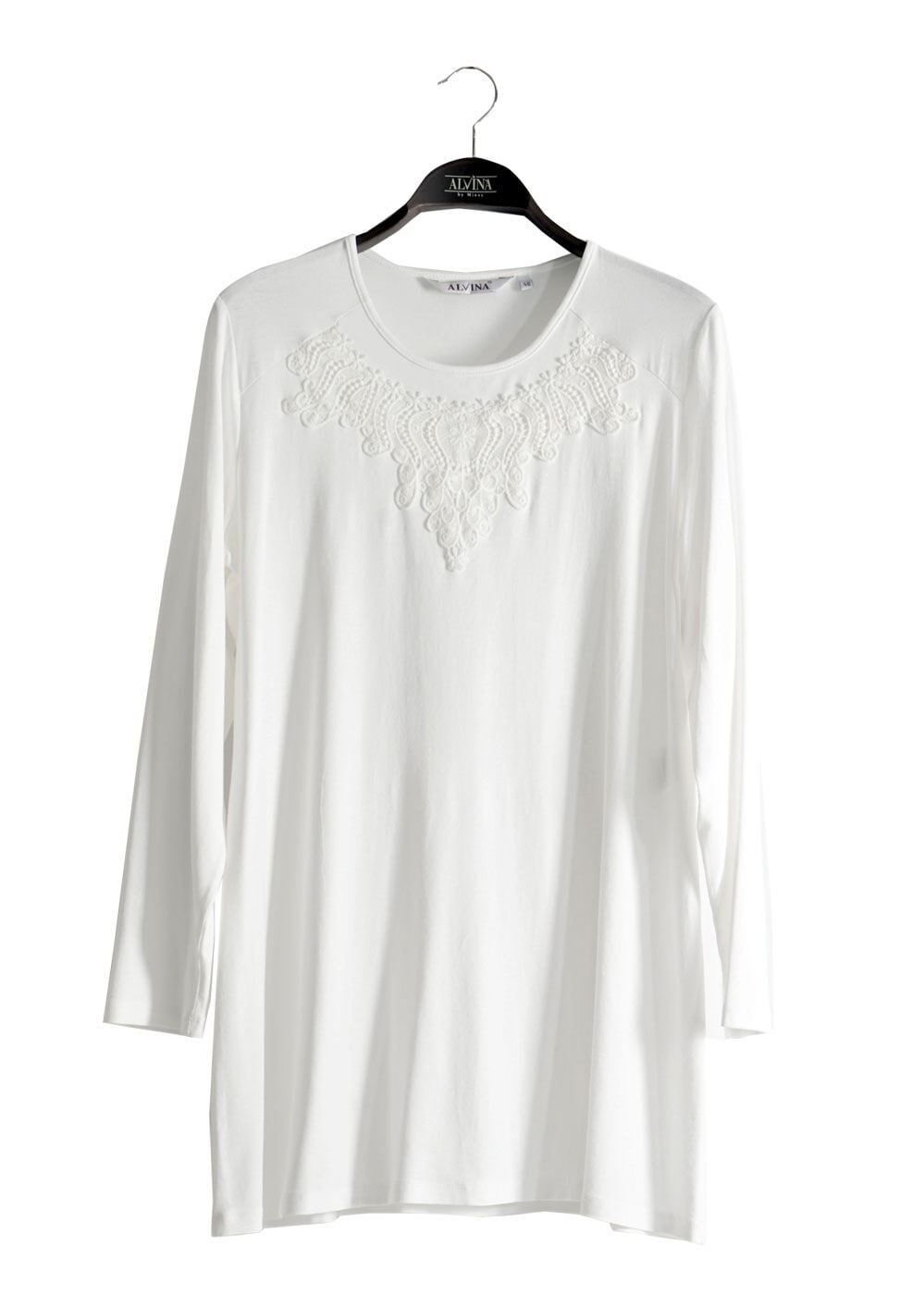 Tesettür giyim BEYAZ 2602 NEW VİSCON TUNİK LYCRA 44/48