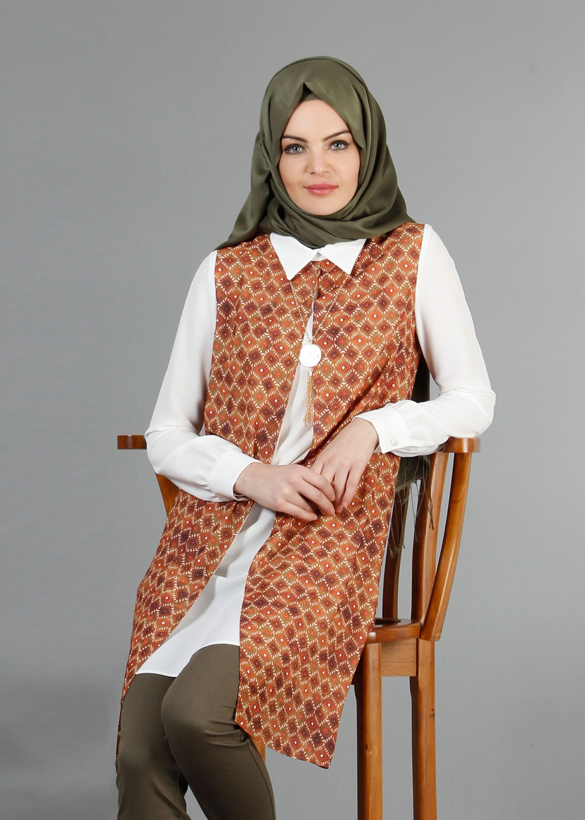Tesettür giyim TABA 4283 Maglia Tesettür Tunik 38/46 TEK40
