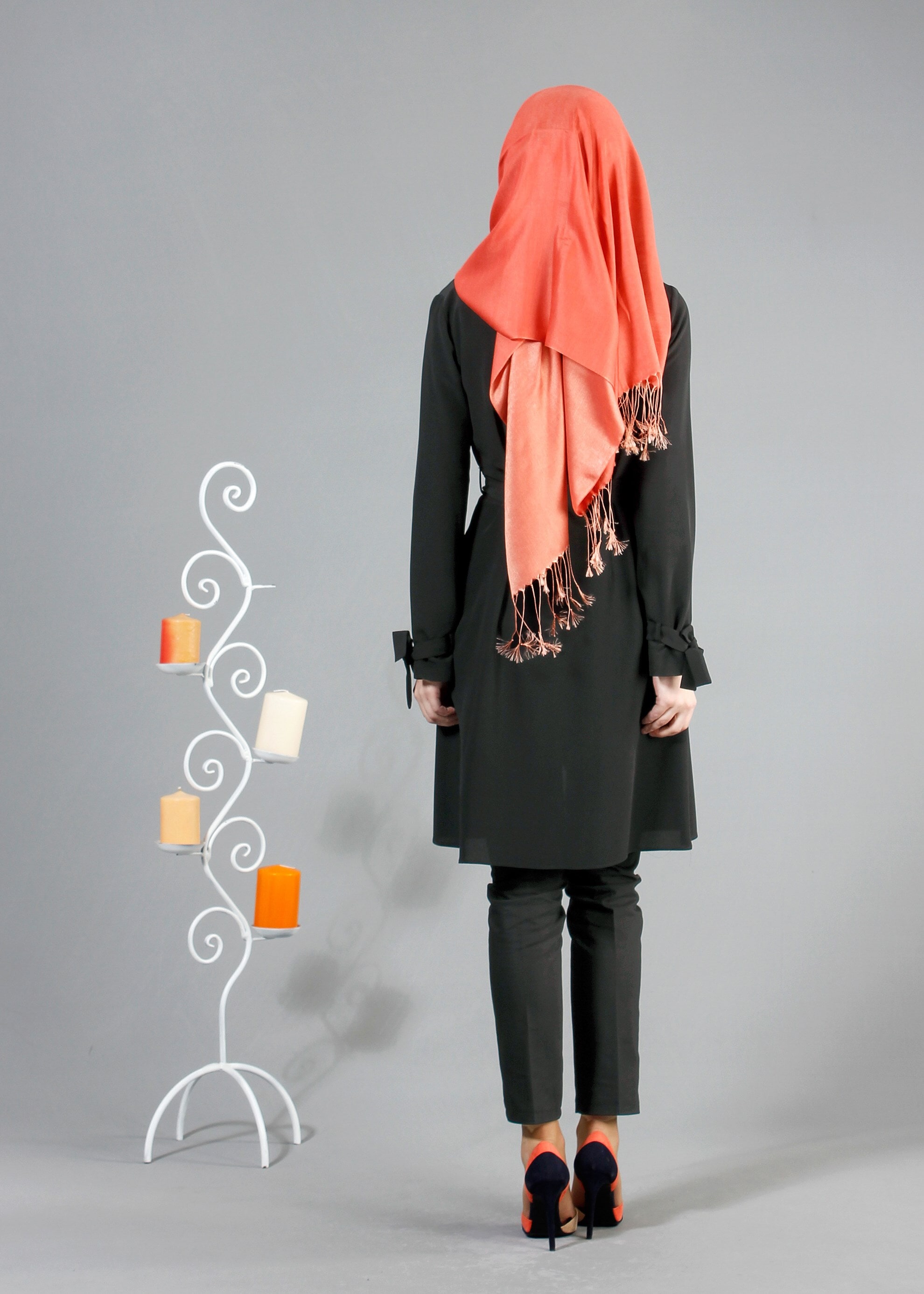 Tesettür giyim SİYAH 4297 CRİSS TUNİK 36/44(38/40) TEK36