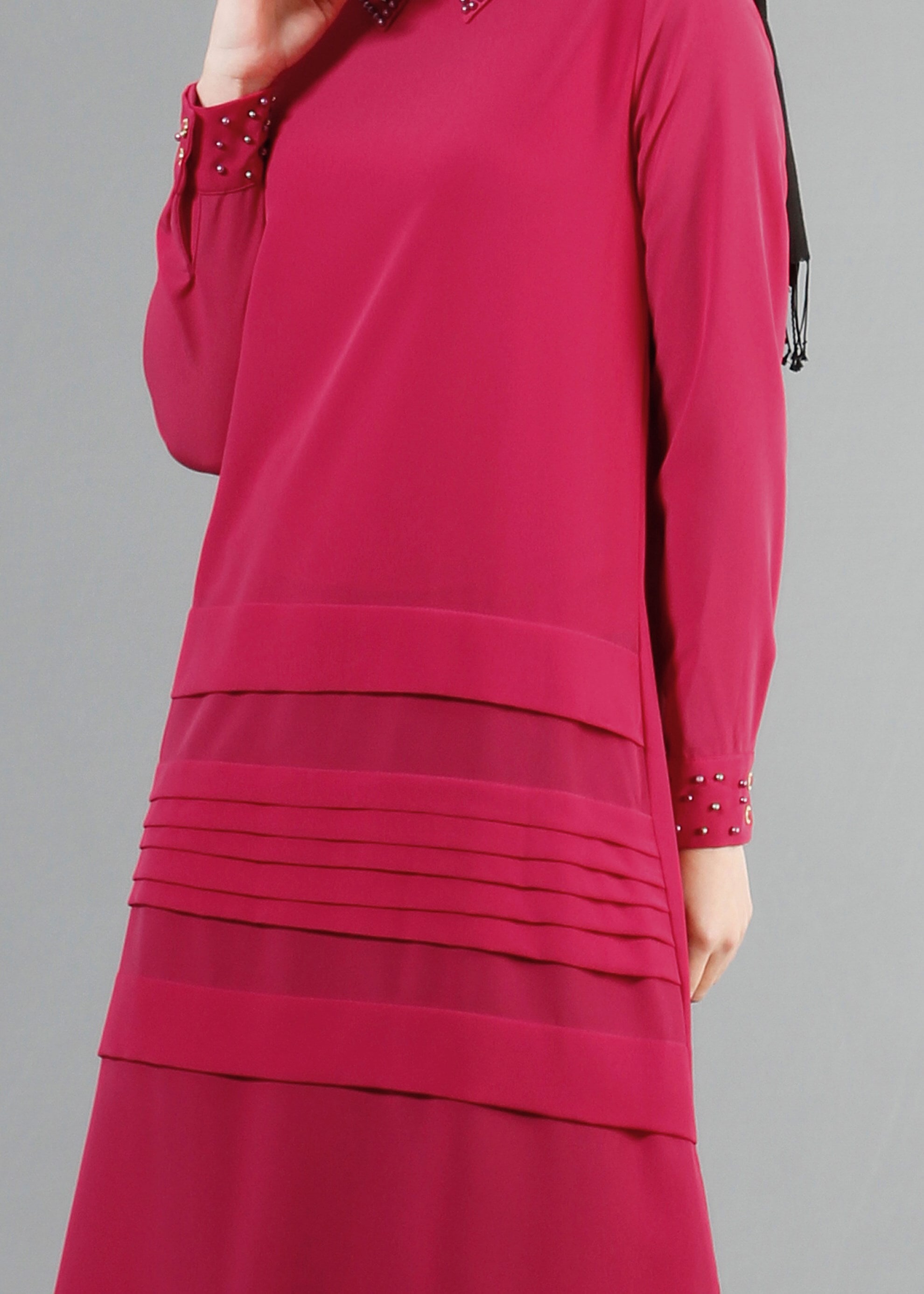 Tesettür giyim FUŞYA 4402 Criss Tesettür Tunik 38/46