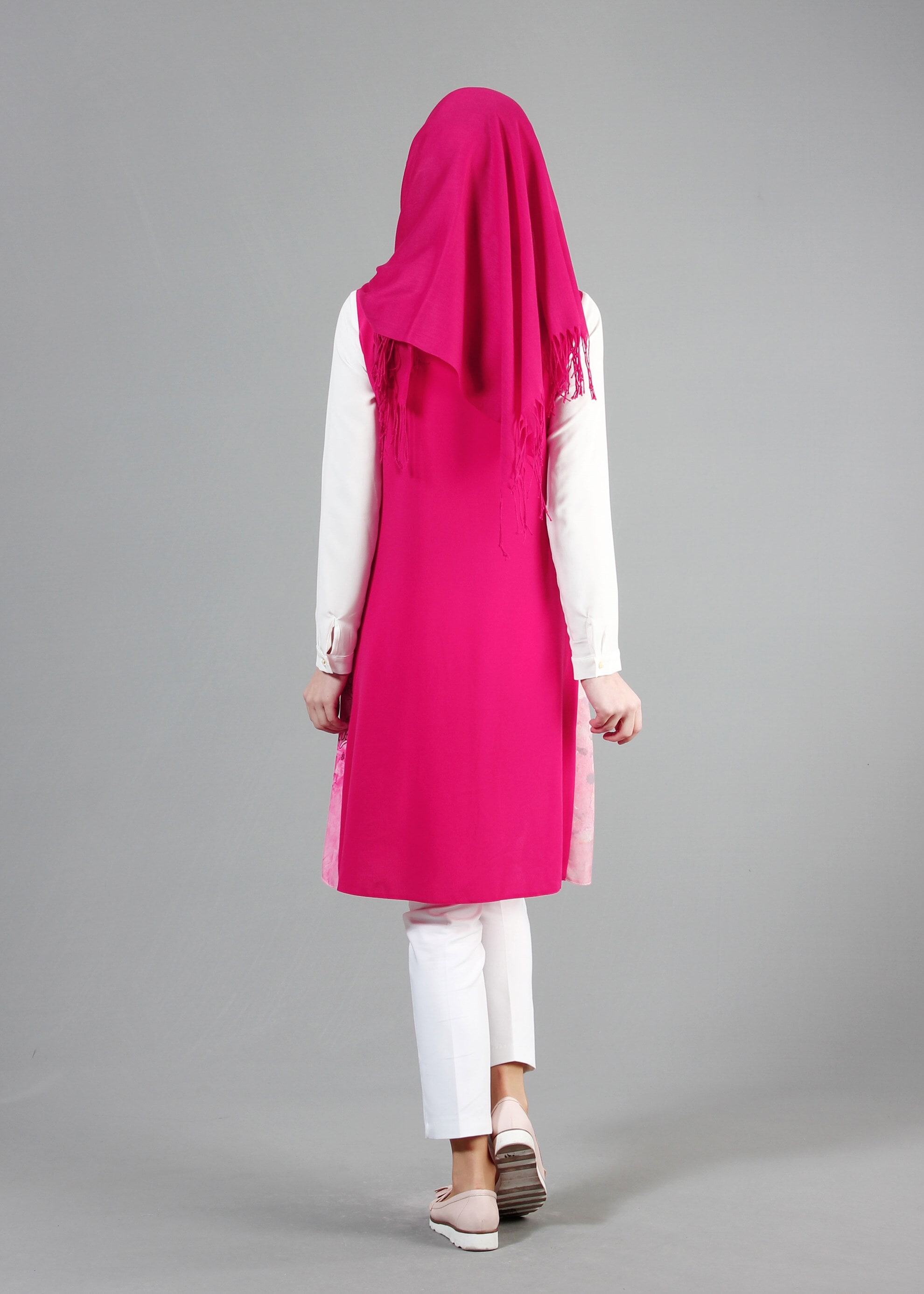 Tesettür giyim FUŞYA 4408 Criss Tesettür Tunik 38/46