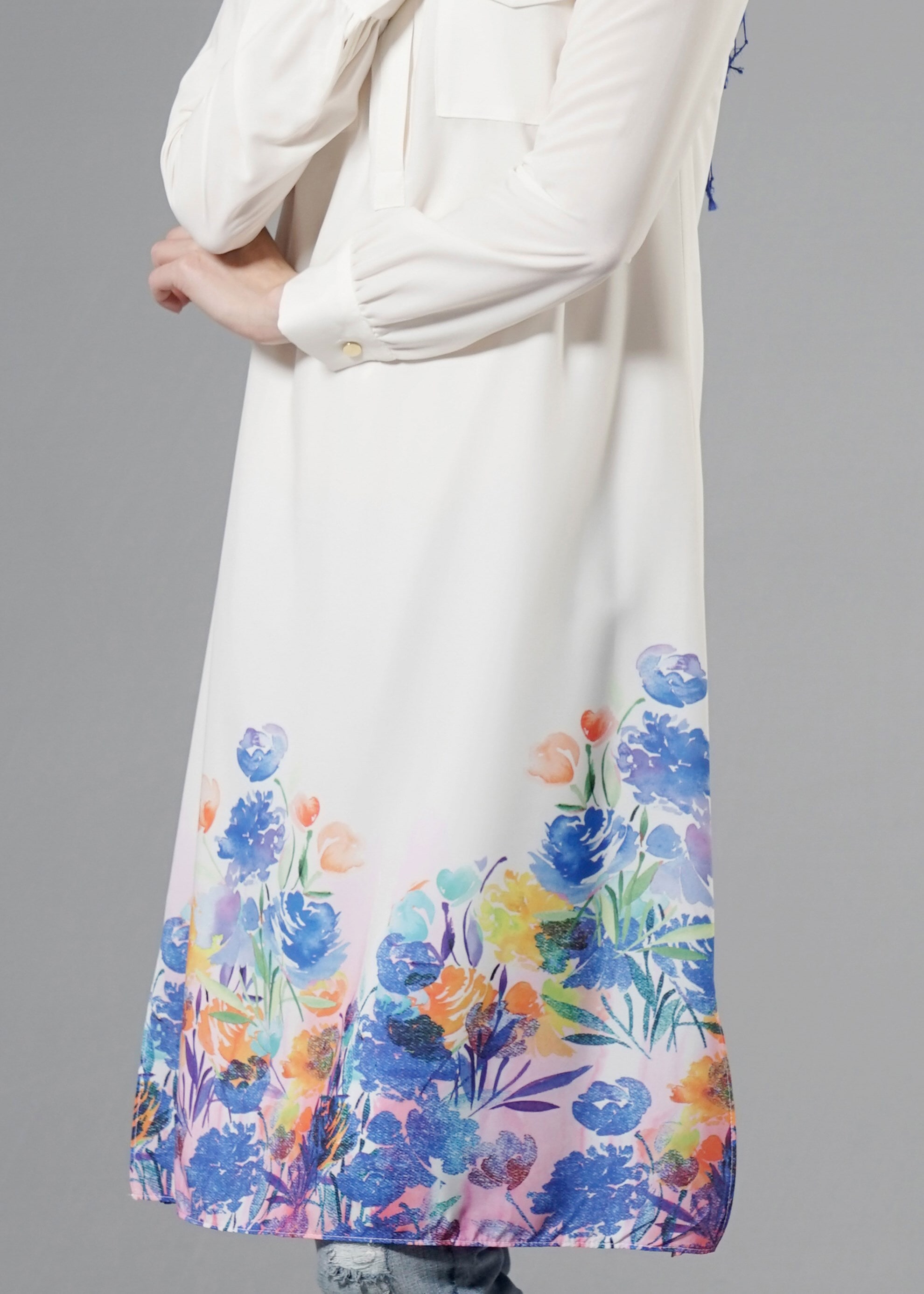 Tesettür giyim LACİVERT 4425 MOSS 3048 TUNİK 38/46 TEK40