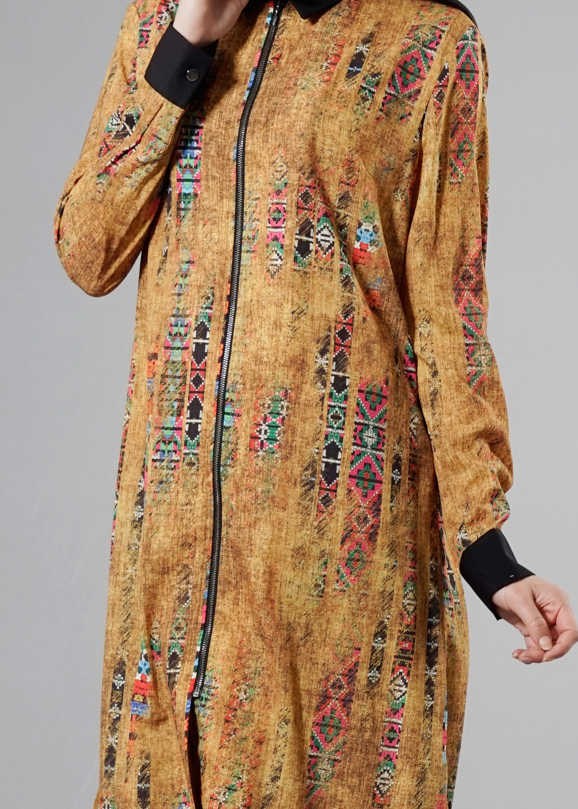 Tesettür giyim SARI 4466 ROSA 9808 TUNİK 40/48 TEK38