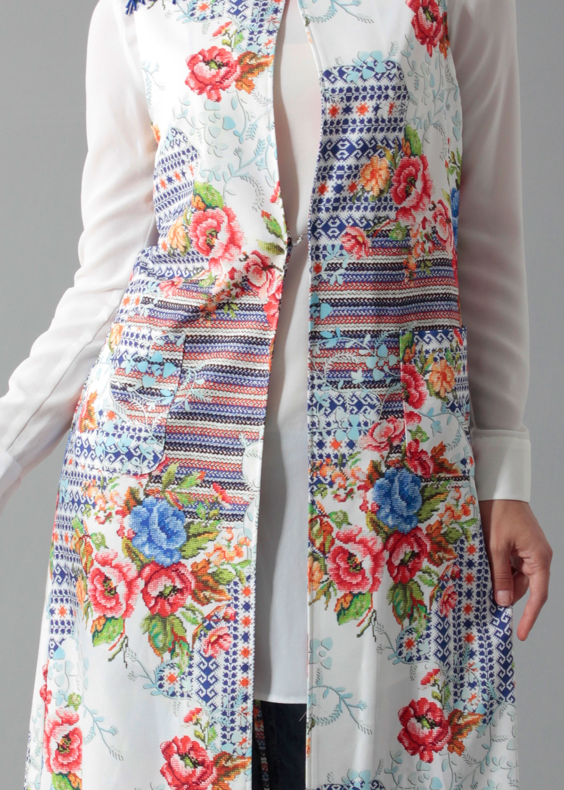 Tesettür giyim BEJ 4636 Sonya 10406 2&prime;li Tesettür Tunik 38/44 TEK40