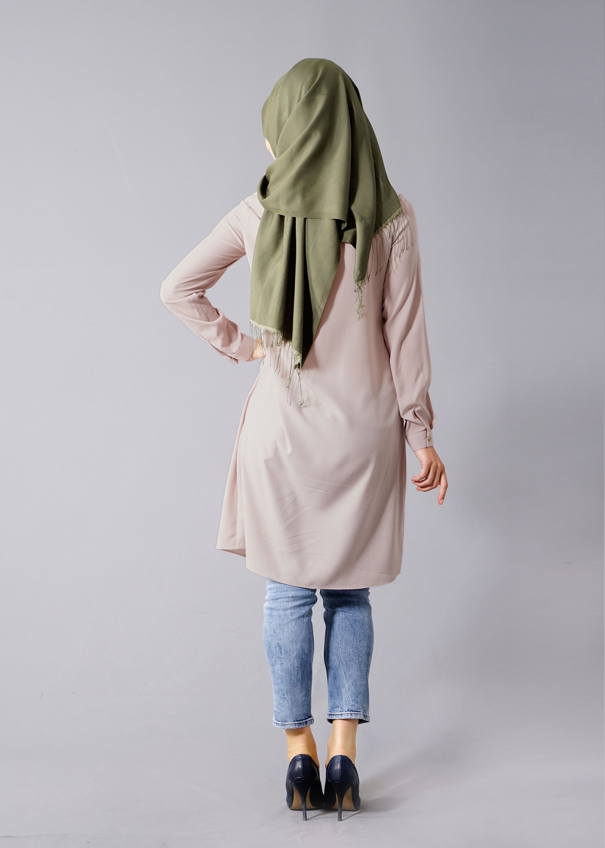 Tesettür giyim KUM 4665 Sacura Tesettür Tunik 38/46 TEK36