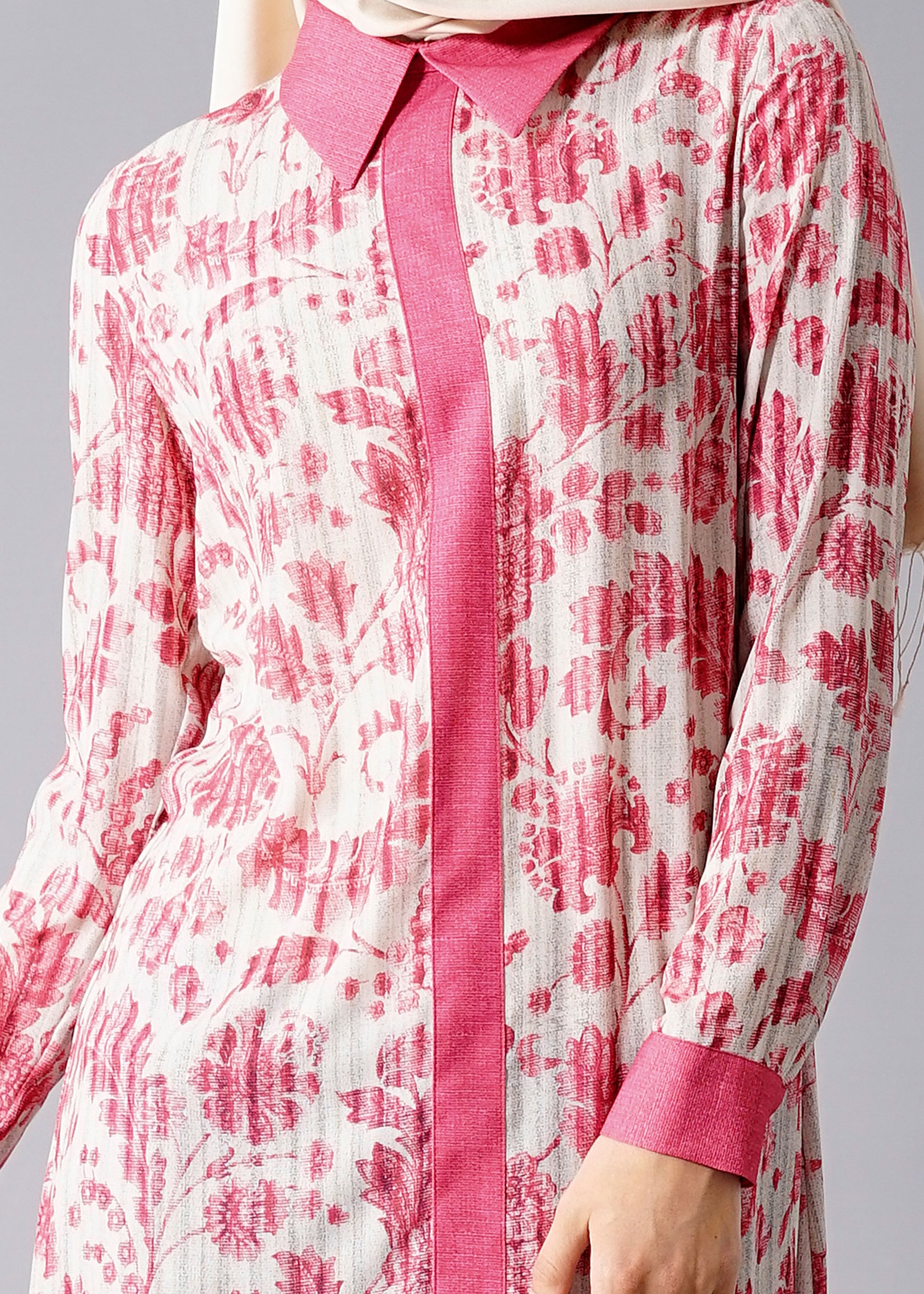 Tesettür giyim FUŞYA 4672 Maglia 9761 Tesettür Tunik 40/48