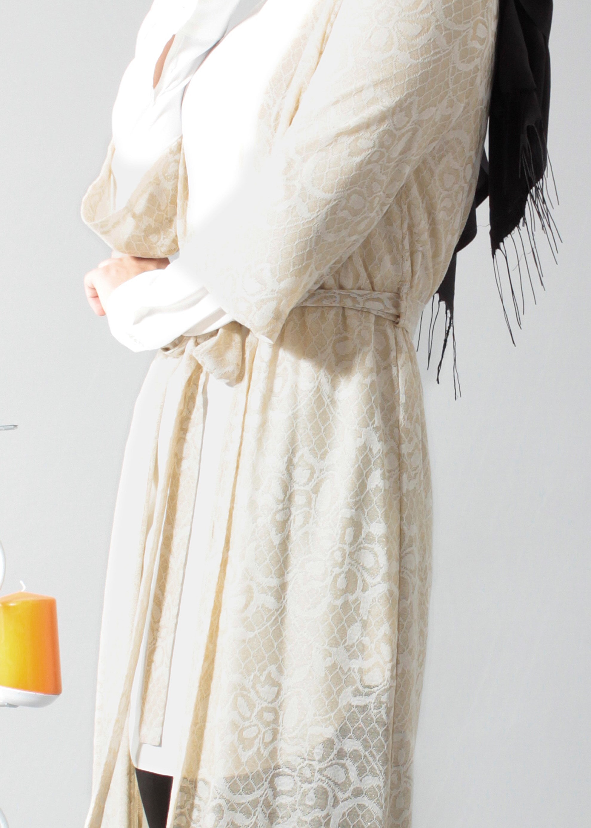 Tesettür giyim BEJ PÜSKÜLLÜ TUNİK 4676 