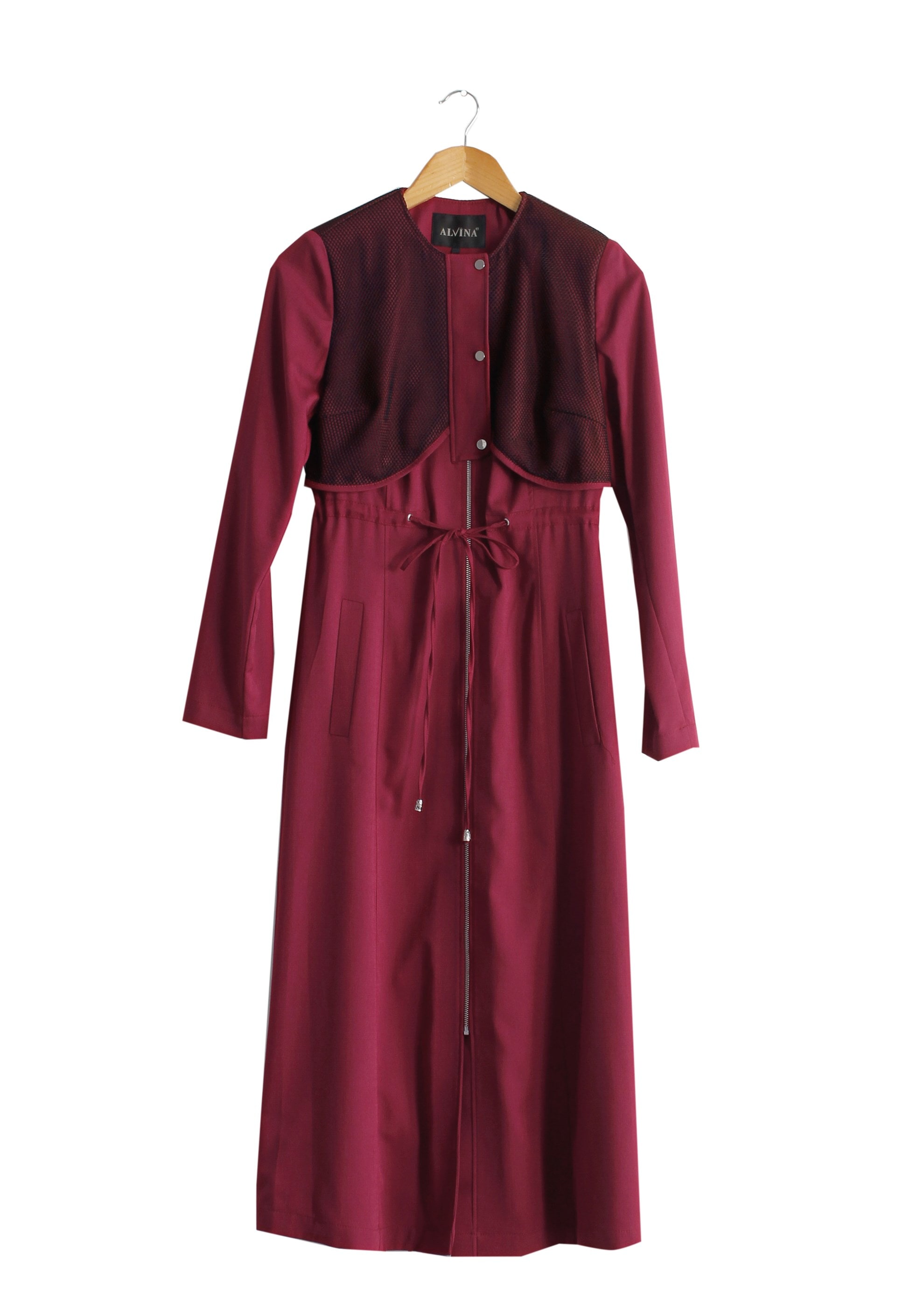 Tesettür giyim MOR 1712 Derin Tesettür Trench 38/44 TEK38