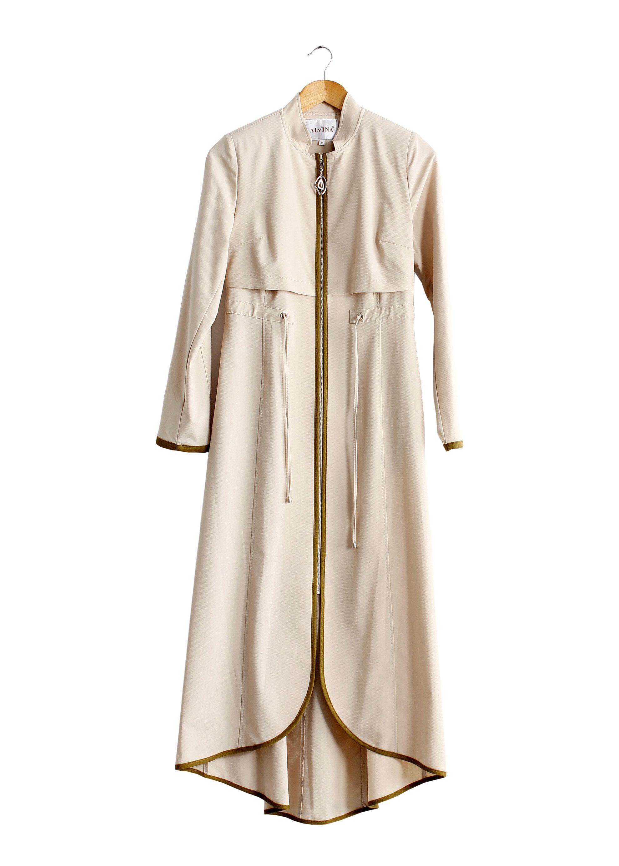 Tesettür giyim BEJ 1713 Ladin Tesettür Trench 38/44 TEK38