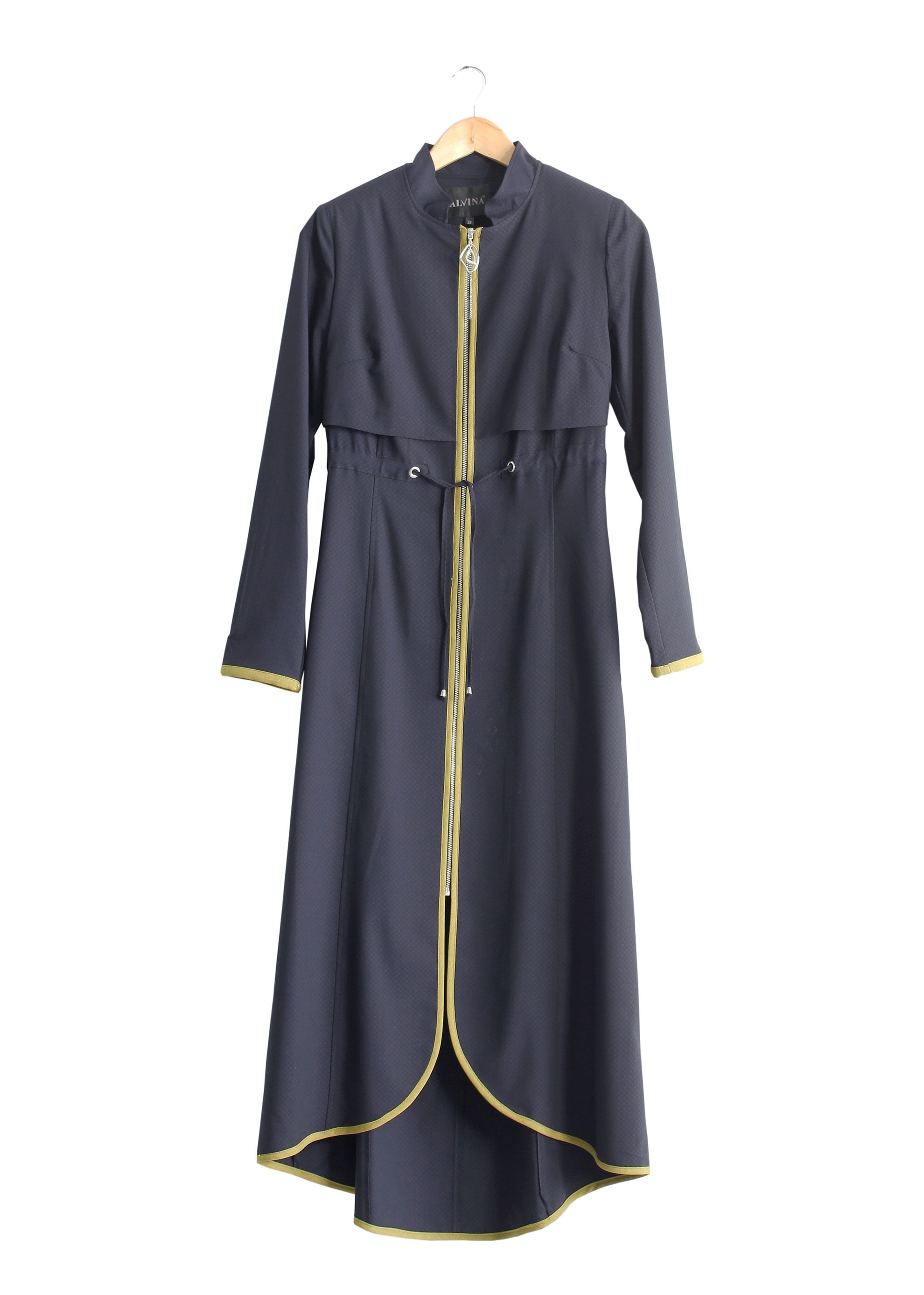 Tesettür giyim LACİVERT 1713 Ladin Tesettür Trench 38/44 TEK38