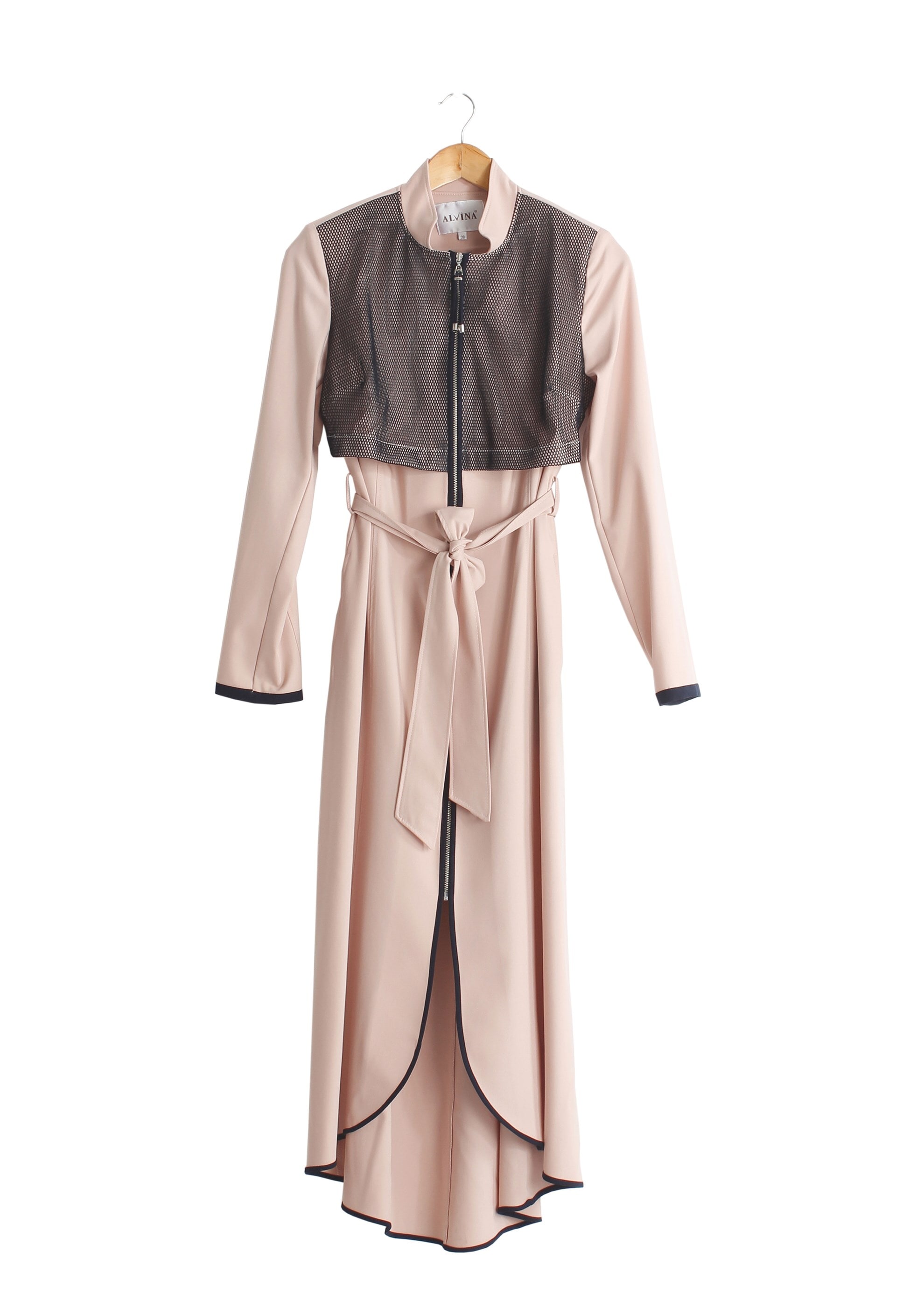 Tesettür giyim PUDRA 1721 Demre Tesettür Trench 38/46 TEK40