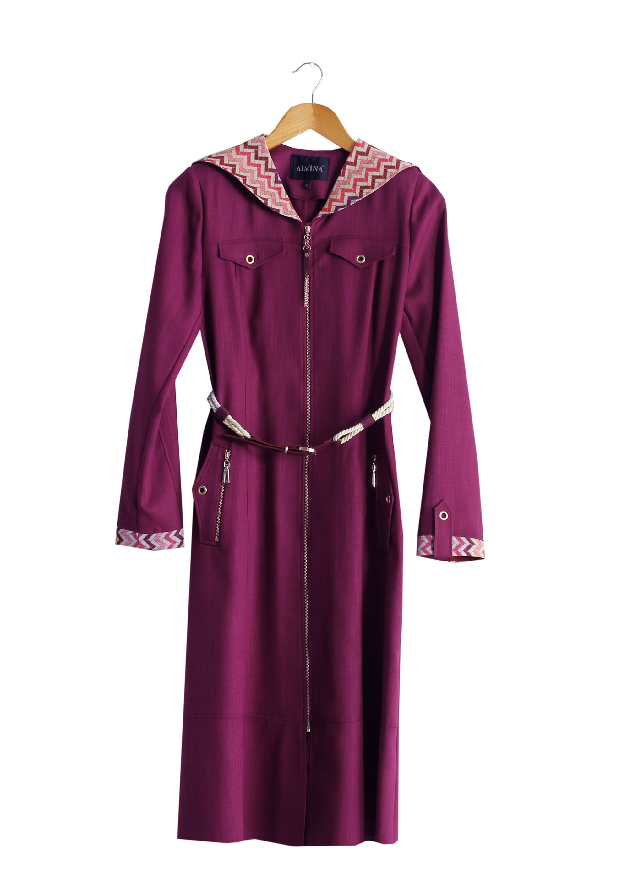 Tesettür giyim MOR 1726 New Shine Tesettür Trench 38/46 TEK40