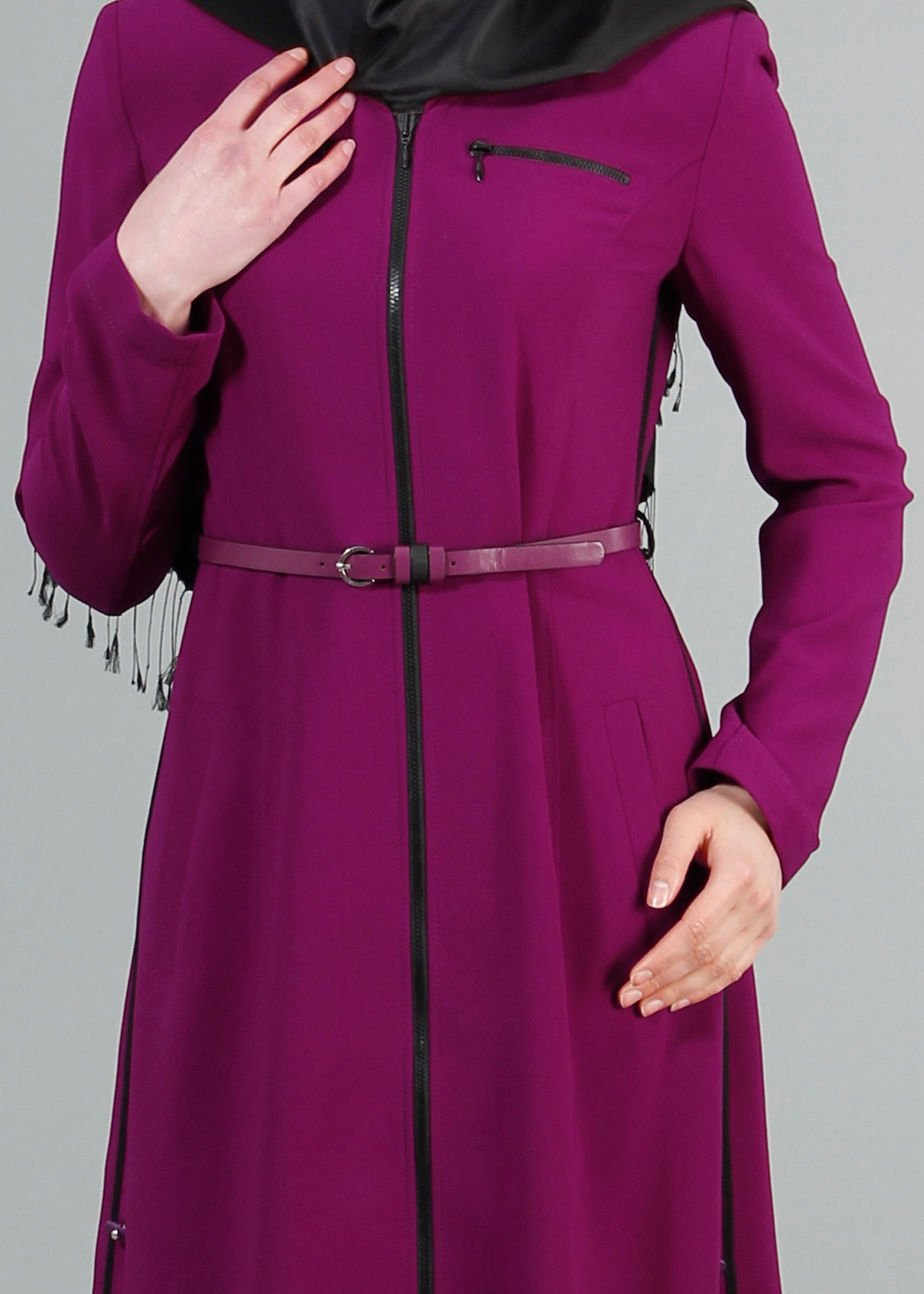 Tesettür giyim MOR 1727 Picasso Tesettür Trench 36/44(38/40) TEK42