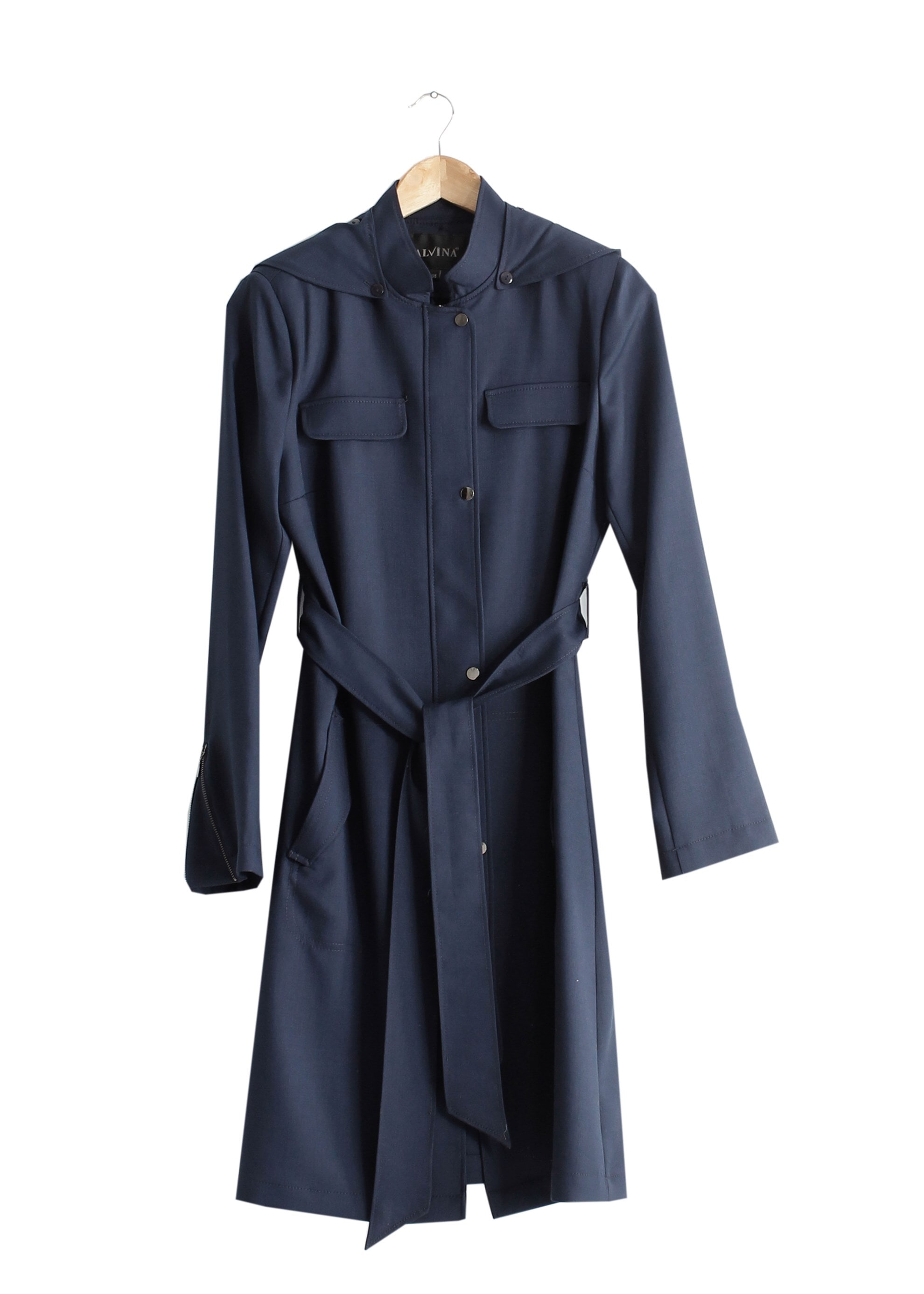 Tesettür giyim LACİVERT 1770 New Shine Tesettür Trench 36/44(38-40) TEK38