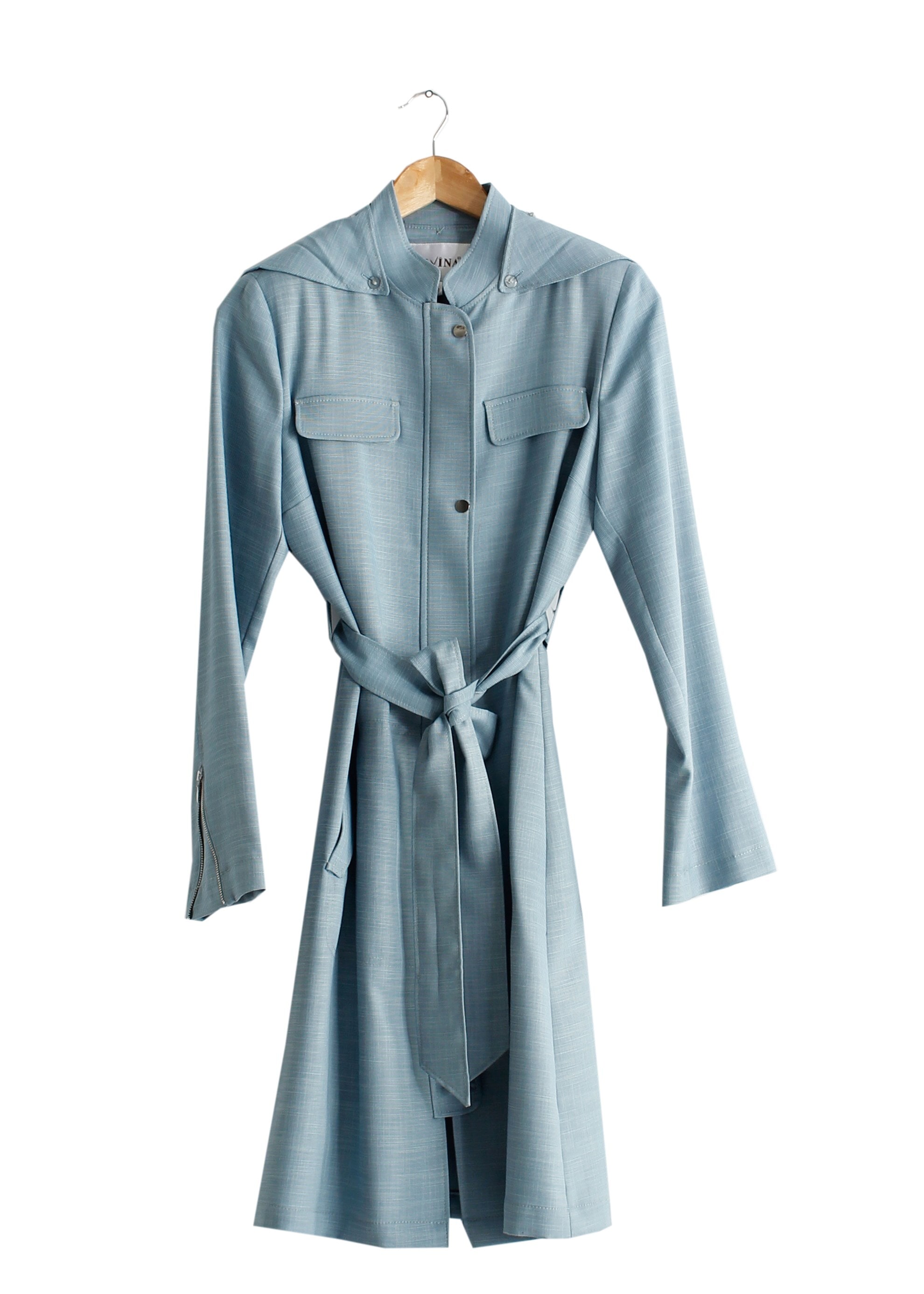 Tesettür giyim MAVİ 1770 New Shine Tesettür Trench 36/44(38-40) TEK38