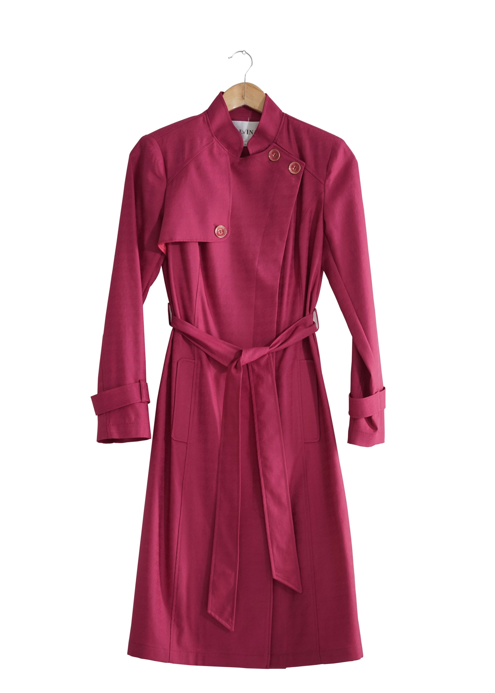 Tesettür giyim FUŞYA 1771 Beril Tesettür Trench 38/44 TEK38