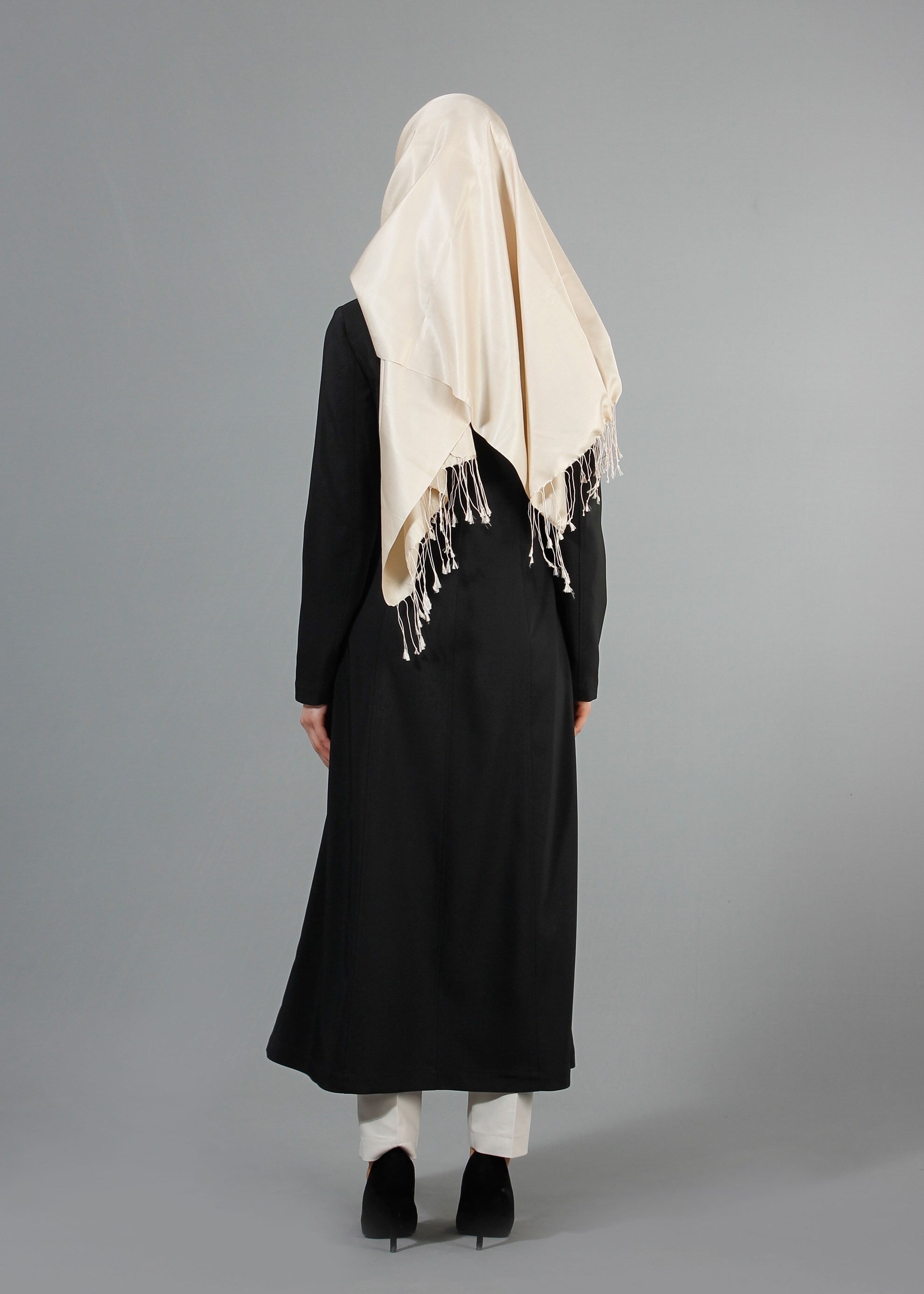 Tesettür giyim SİYAH 1772 Marmaris Tesettür Trech 38/46