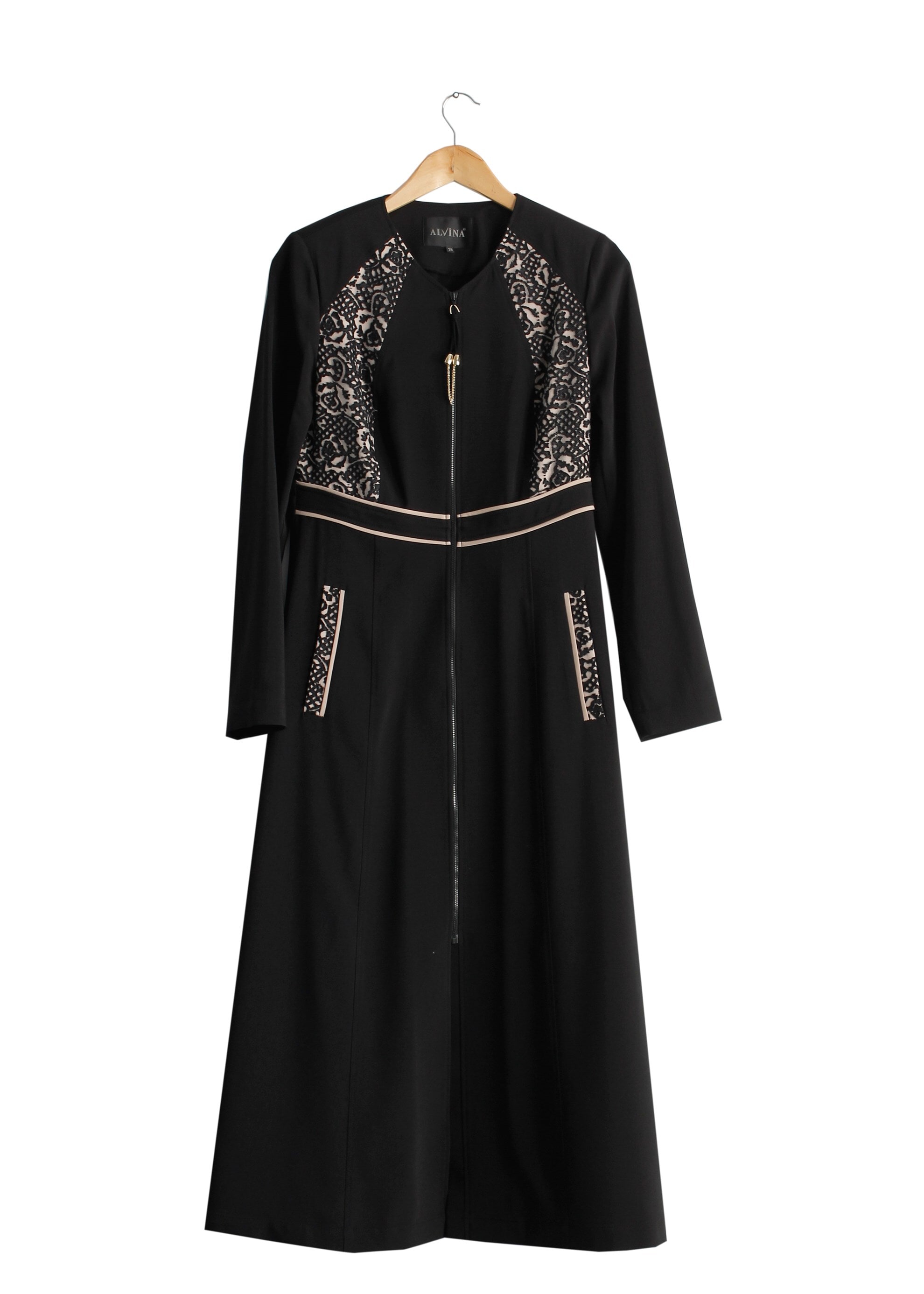 Tesettür giyim SİYAH 1772 Marmaris Tesettür Trech 38/46