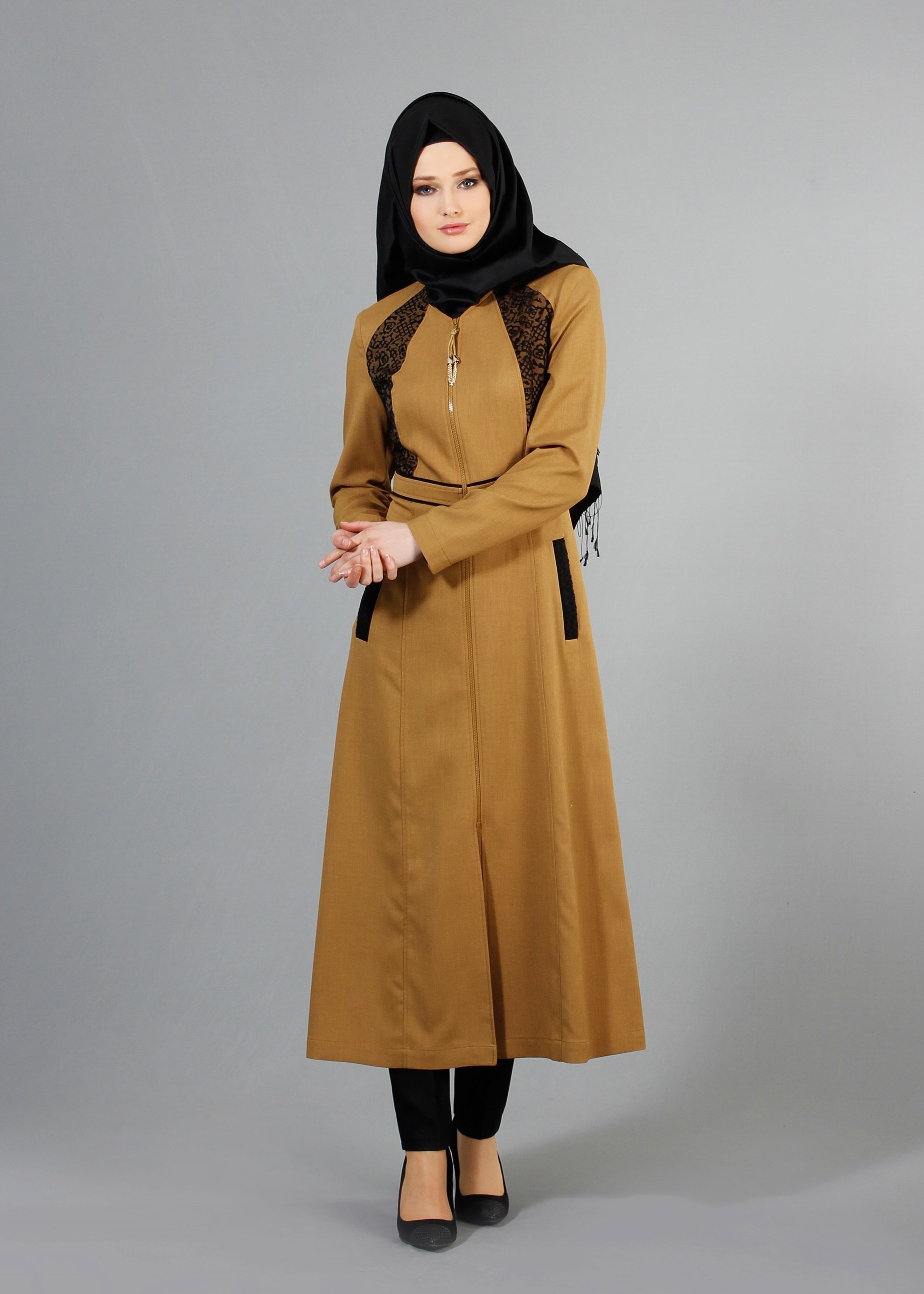 Tesettür giyim SARI 1772 Marmaris Tesettür Trech 38/46