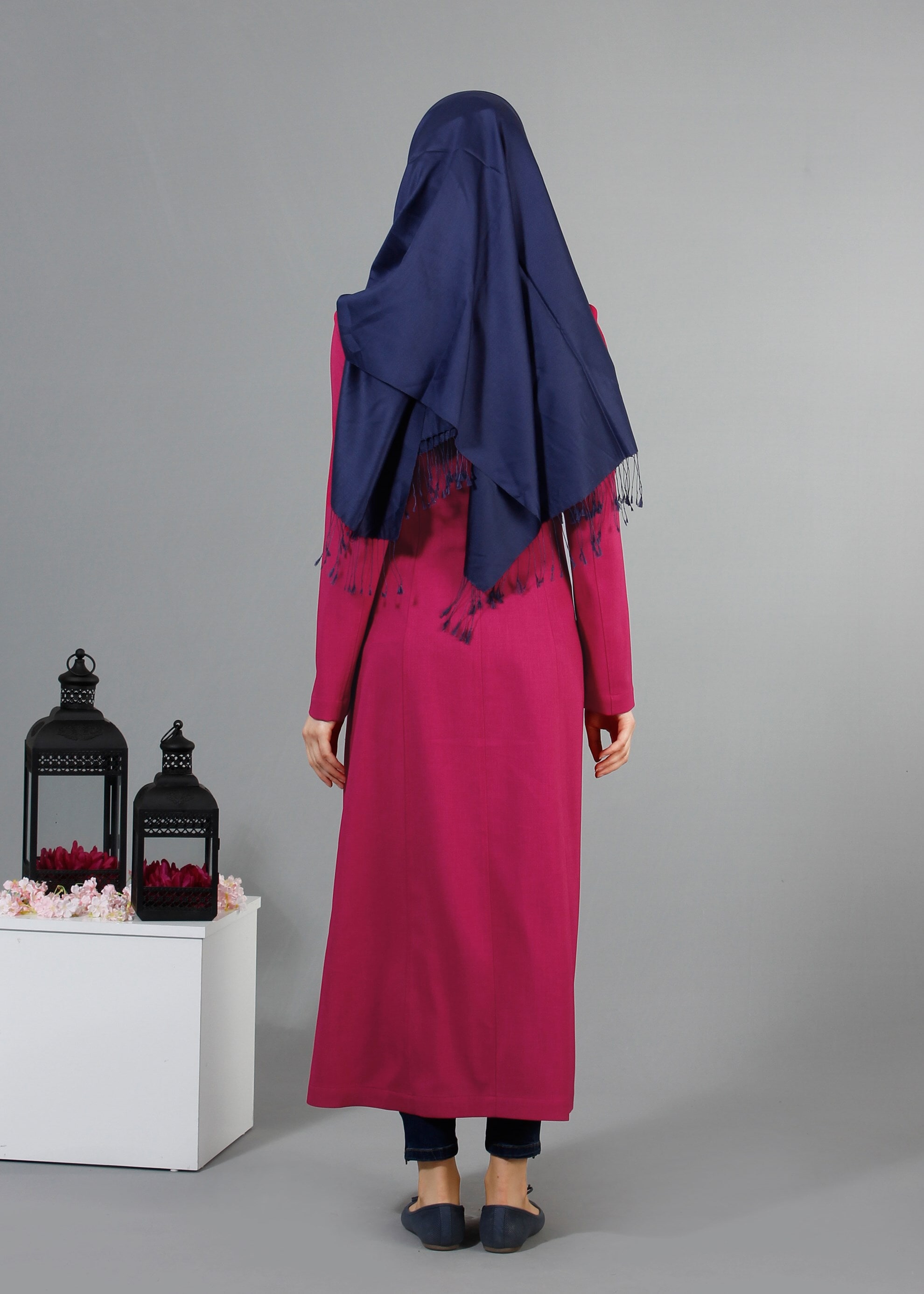 Tesettür giyim FUŞYA 1772 Marmaris Tesettür Trech 38/46