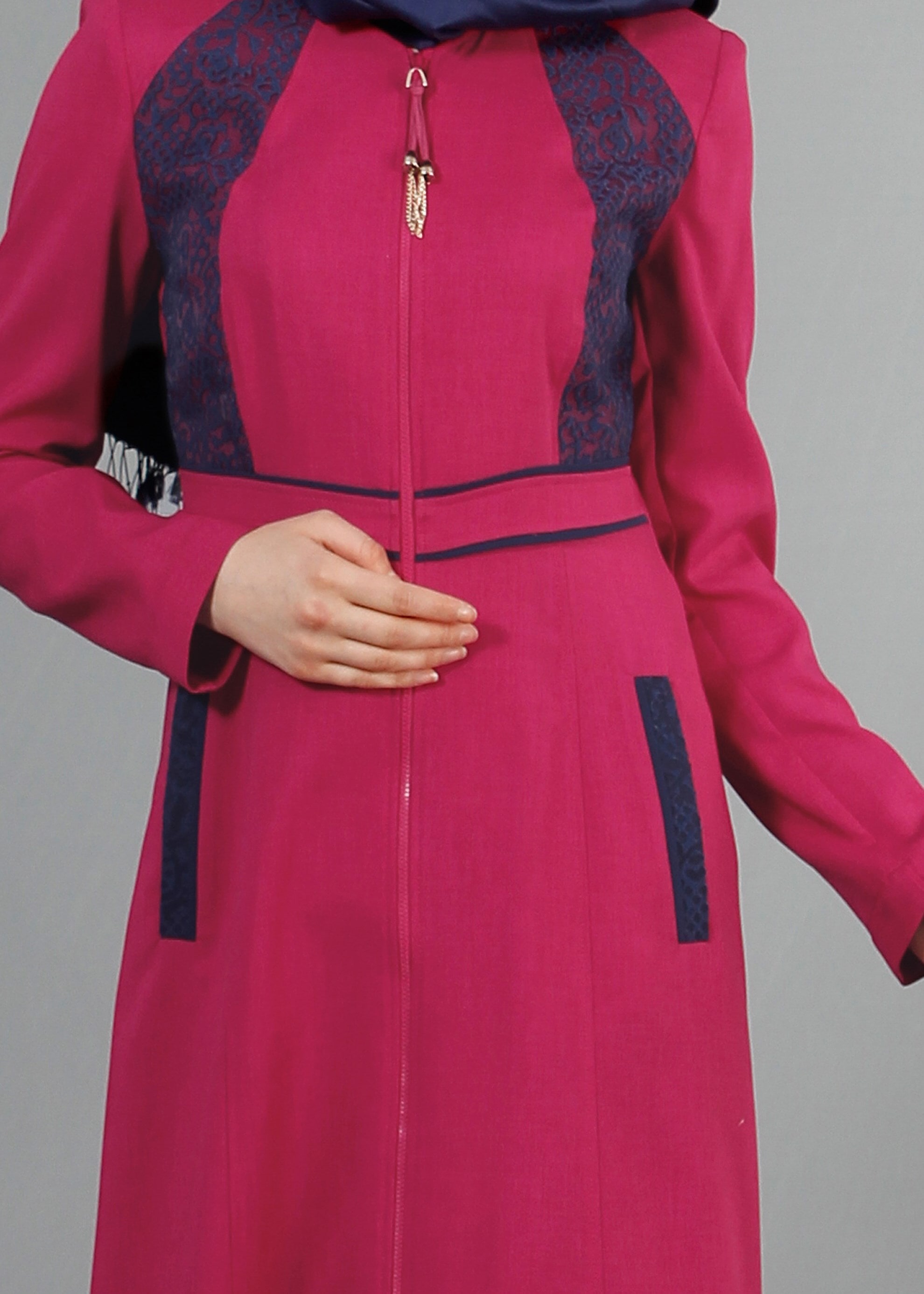 Tesettür giyim FUŞYA 1772 Marmaris Tesettür Trech 38/46