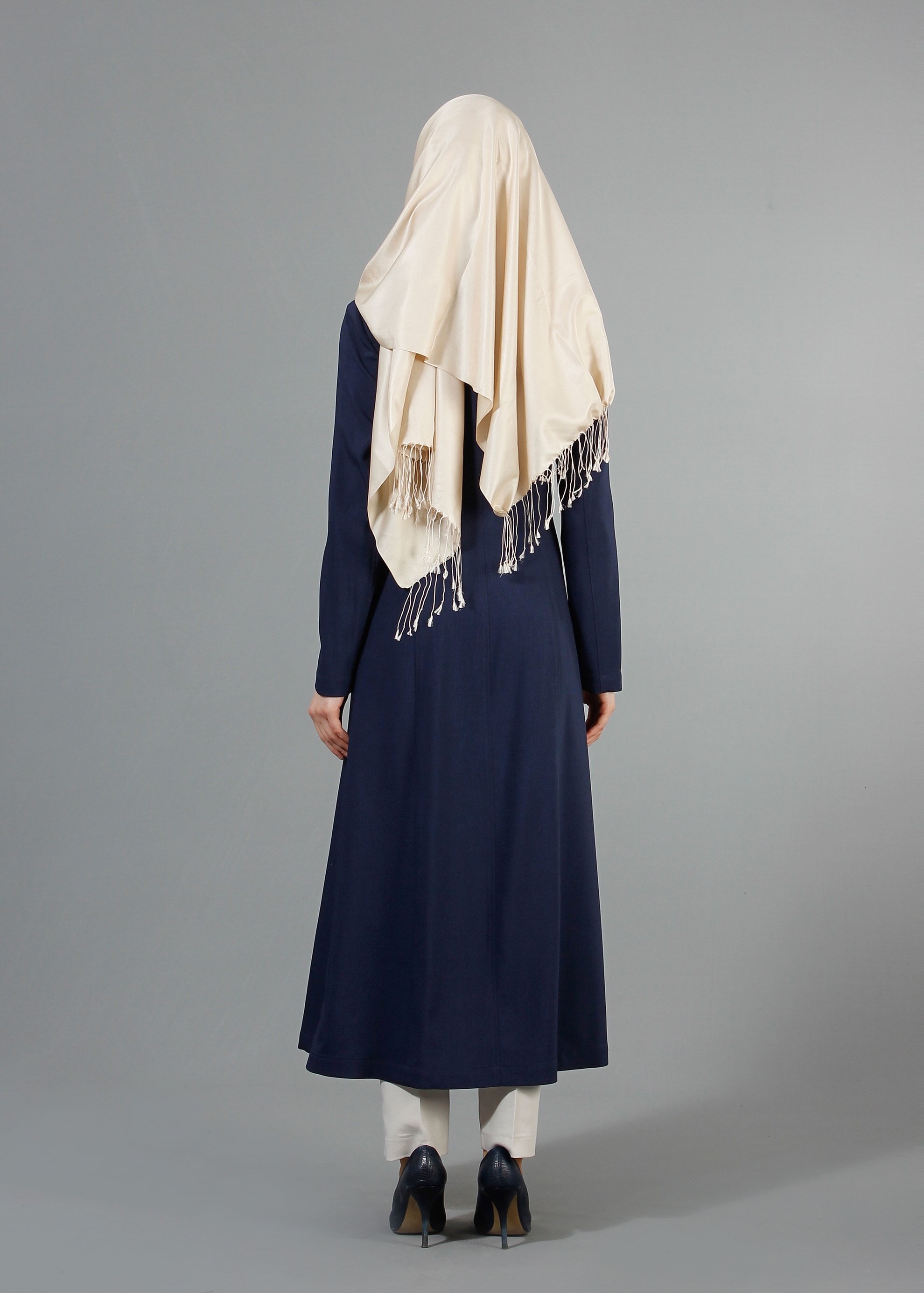 Tesettür giyim LACİVERT 1772 Marmaris Tesettür Trech 38/46