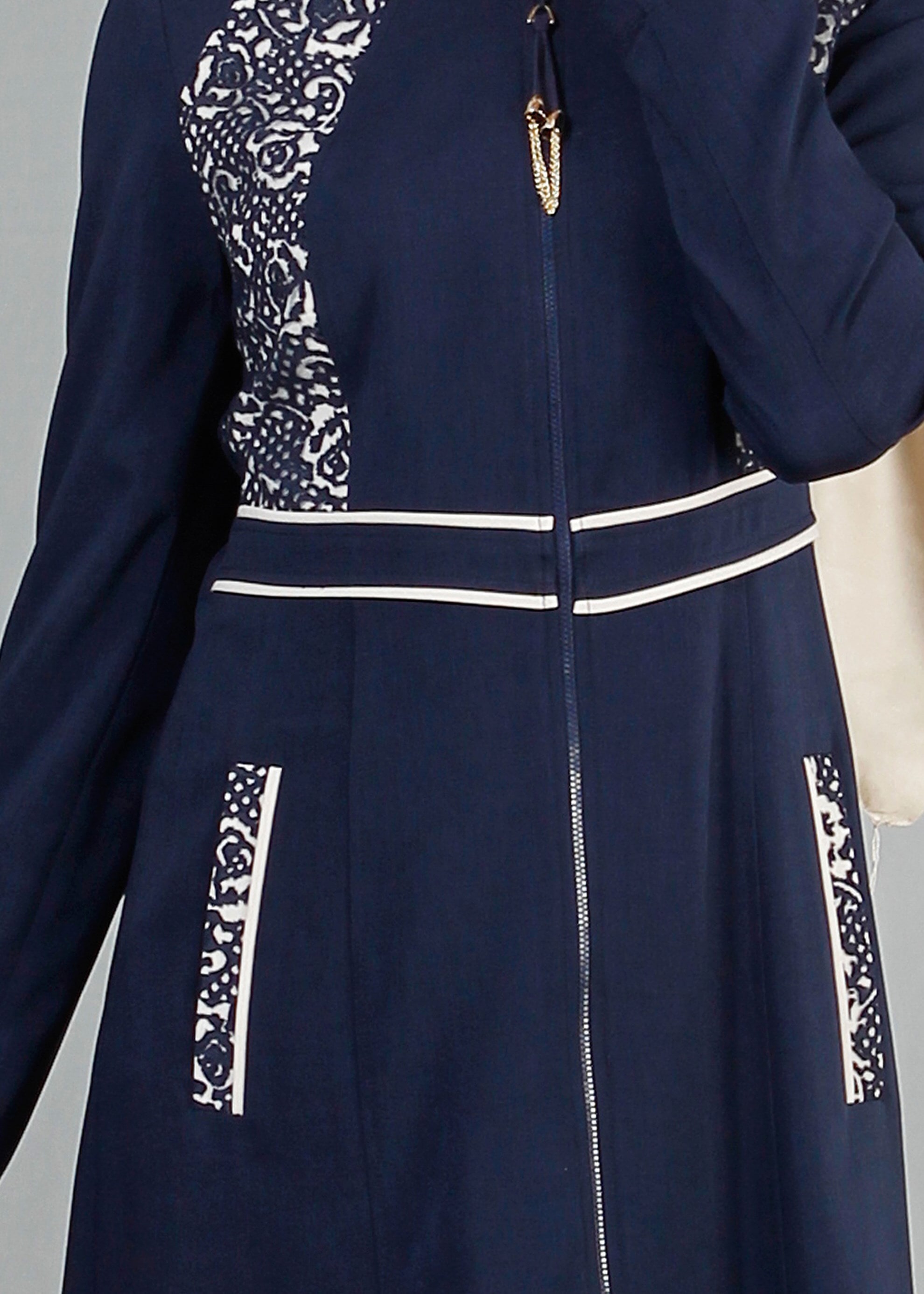 Tesettür giyim LACİVERT 1772 Marmaris Tesettür Trech 38/46