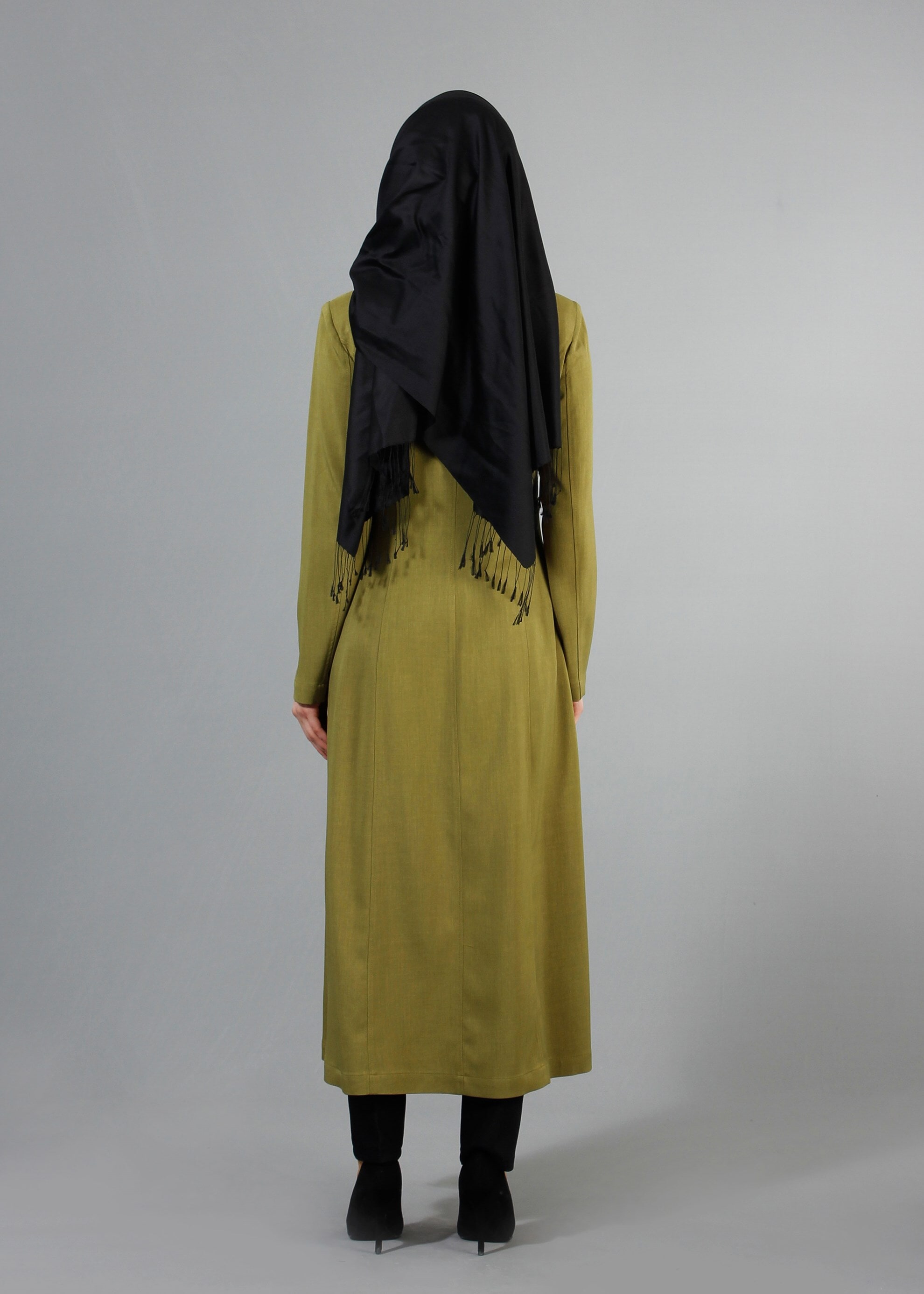 Tesettür giyim YEŞİL 1772 Marmaris Tesettür Trech 38/46