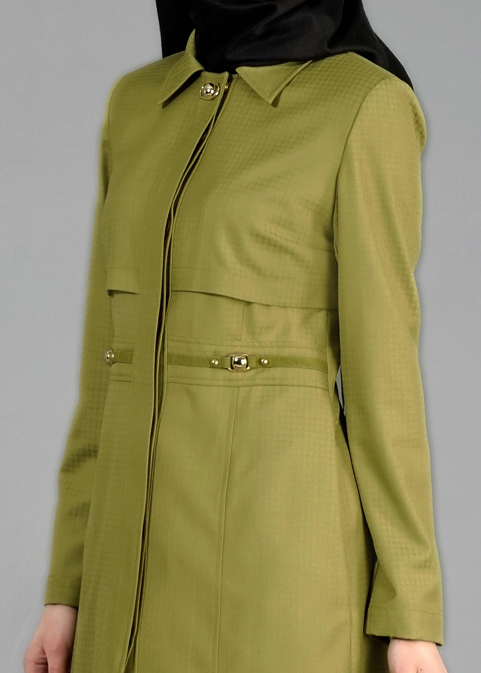 Tesettür giyim YEŞİL 1786 Crista Tesettür 652 Trech 38/44 TEK38