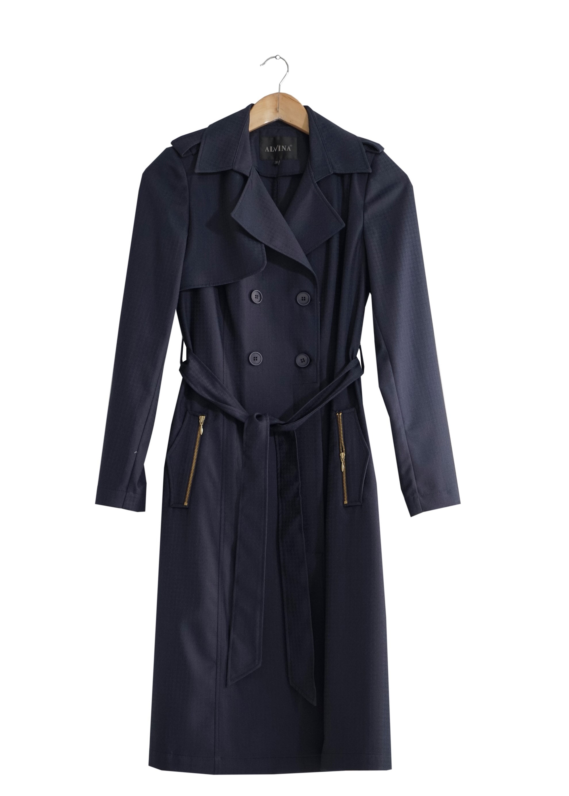 Tesettür giyim LACİVERT 1787 Crista Tesettür 652 Trench 38/44 TEK38