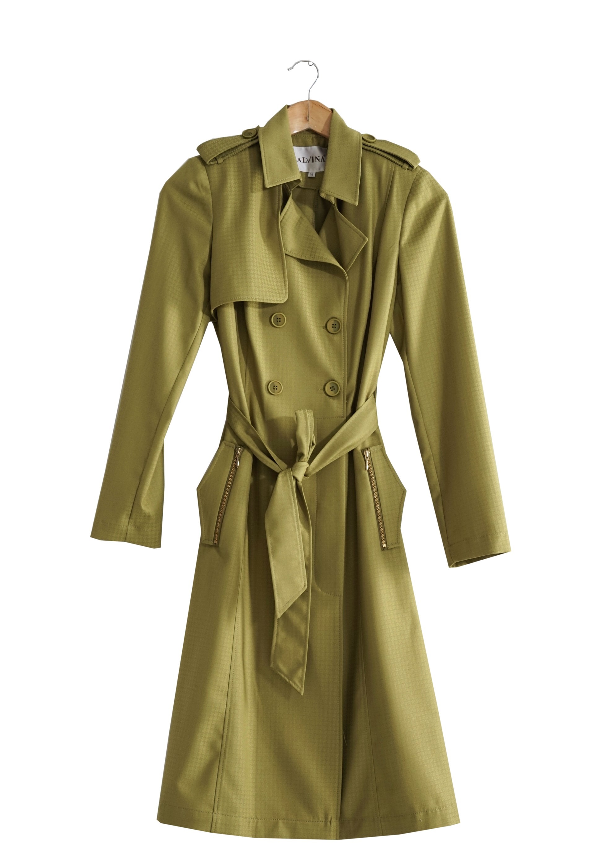 Tesettür giyim YEŞİL 1787 Crista Tesettür 652 Trench 38/44 TEK38