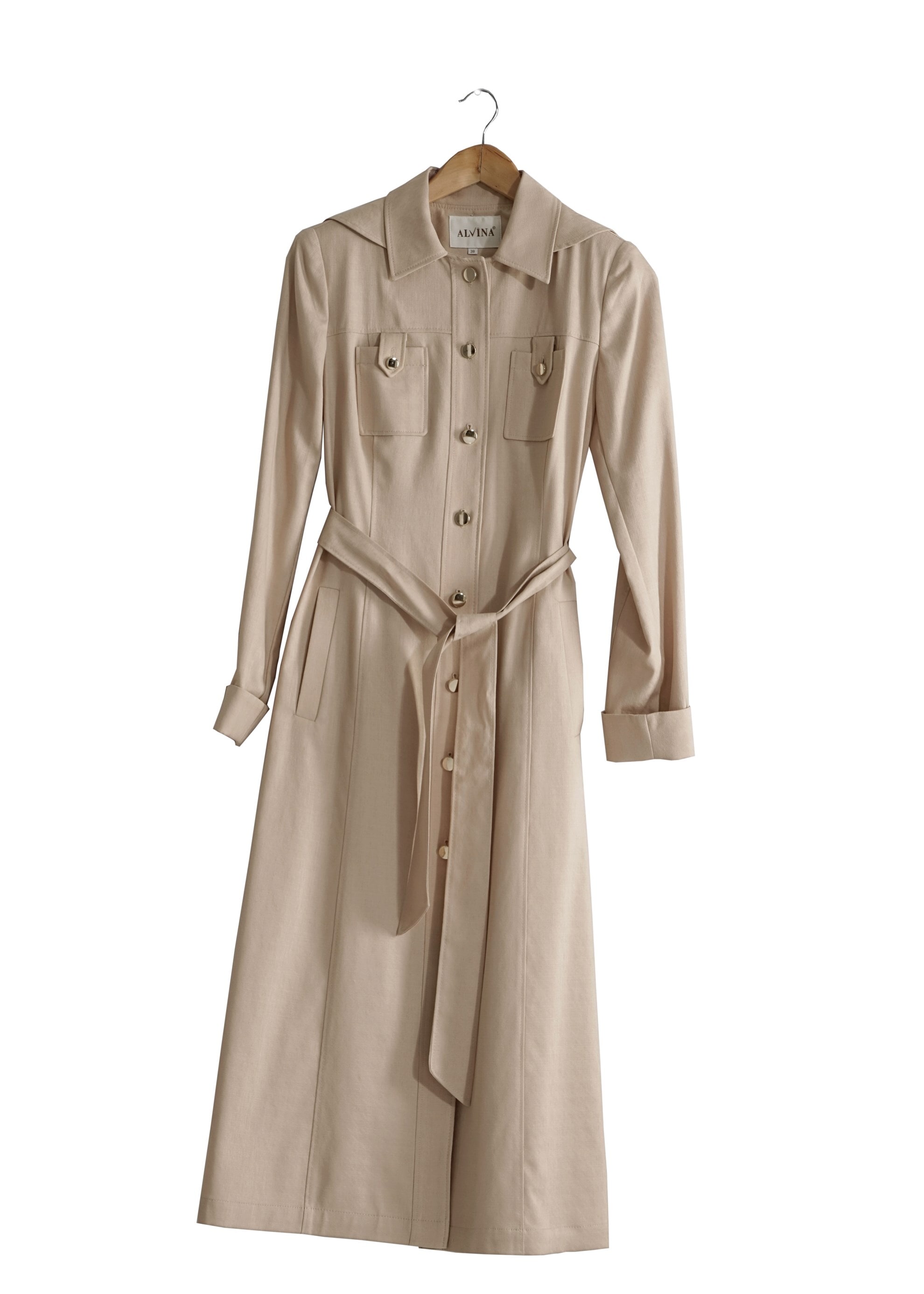 Tesettür giyim BEJ 1789 Beril Tesettür 736 Trench 38/46 TEK40