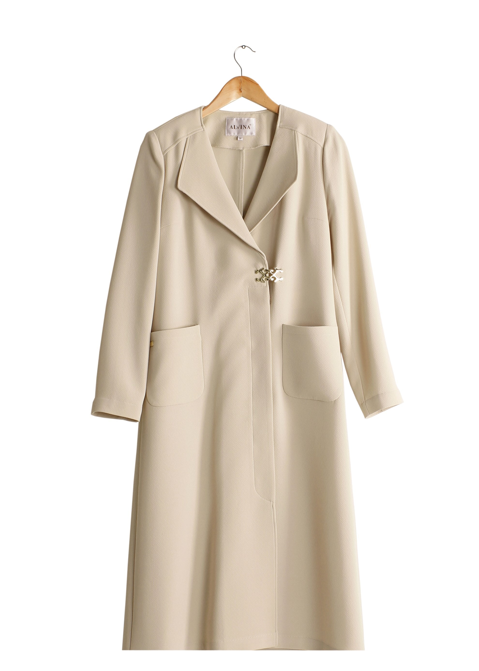 Tesettür giyim BEJ 1791 Winter Efsane Tesettür Trench 38/46 TEK40