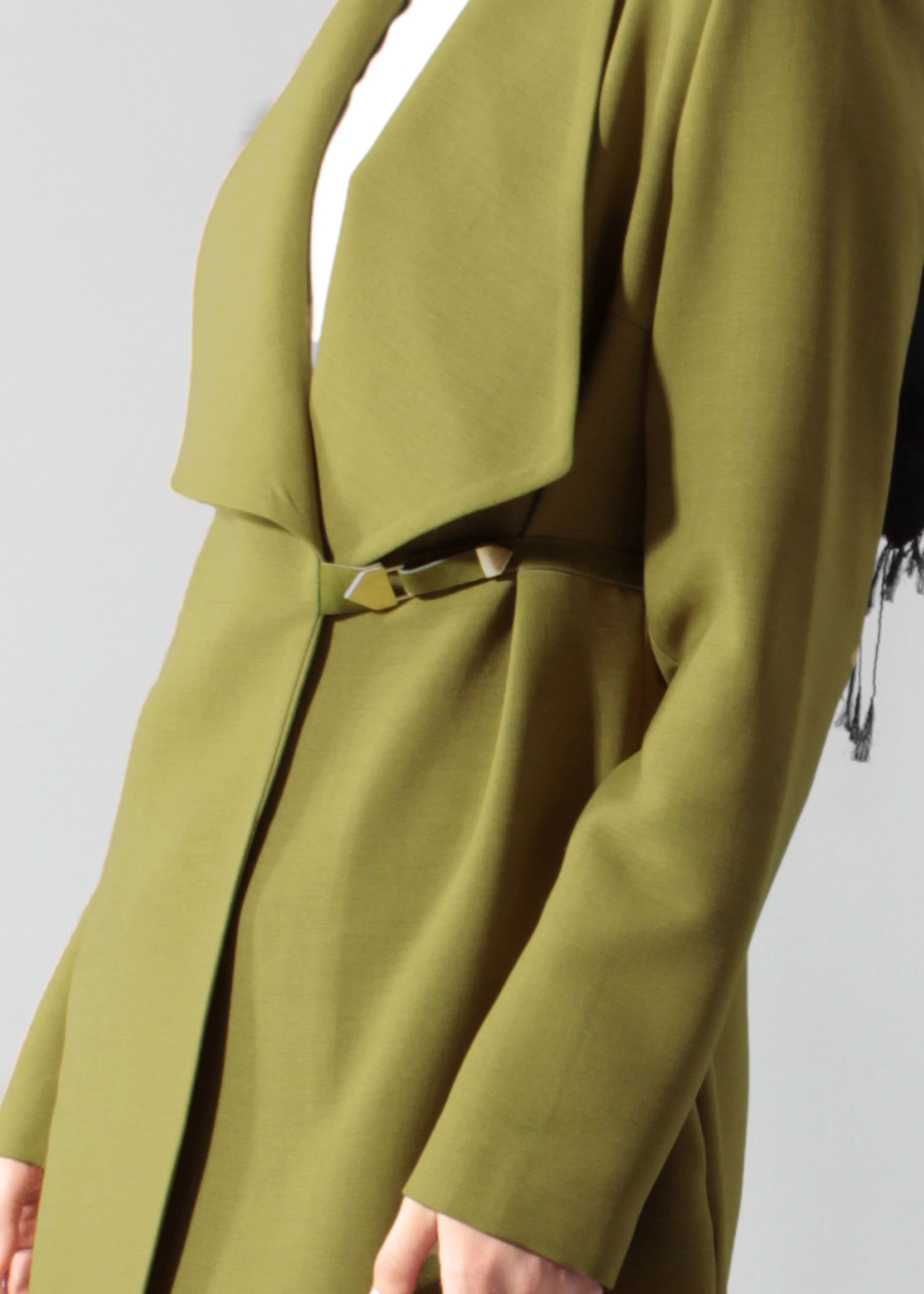 Tesettür giyim YEŞİL 1792 VİOLET TRENCH 38/44 TEK36