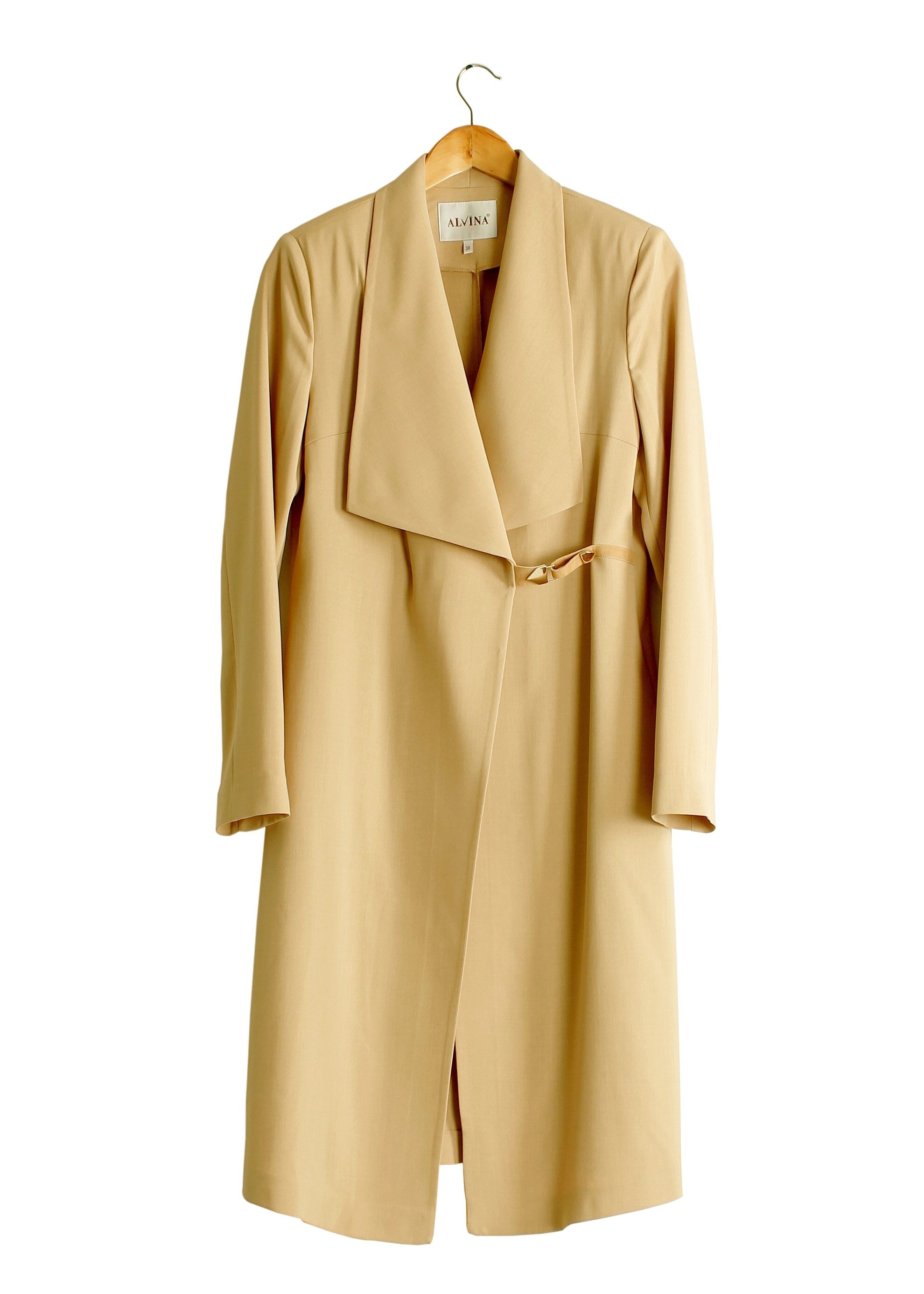 Tesettür giyim KAHVE 1792 VİOLET TRENCH 38/44 TEK36