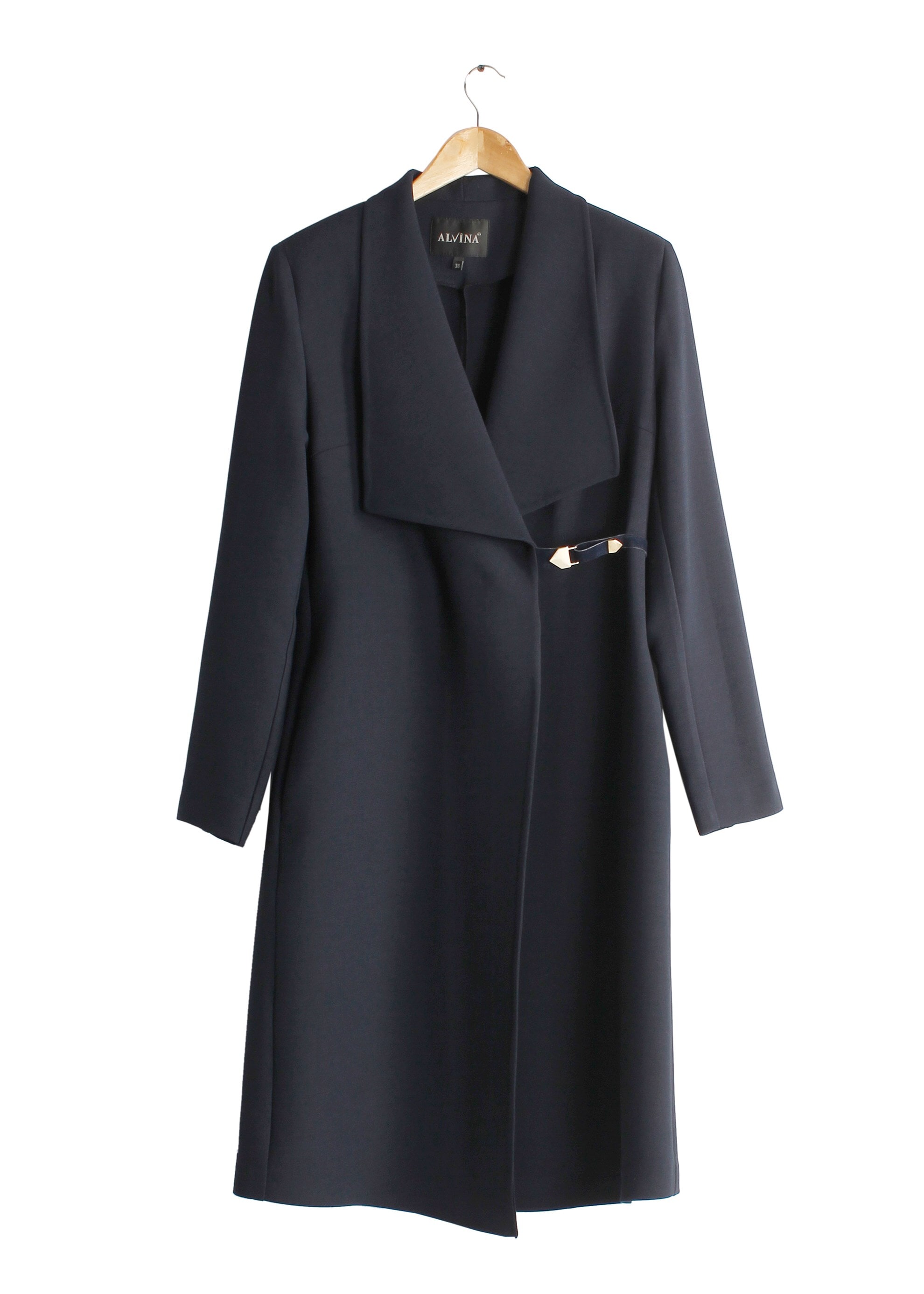 Tesettür giyim LACİVERT 1792 VİOLET TRENCH 38/44 TEK36