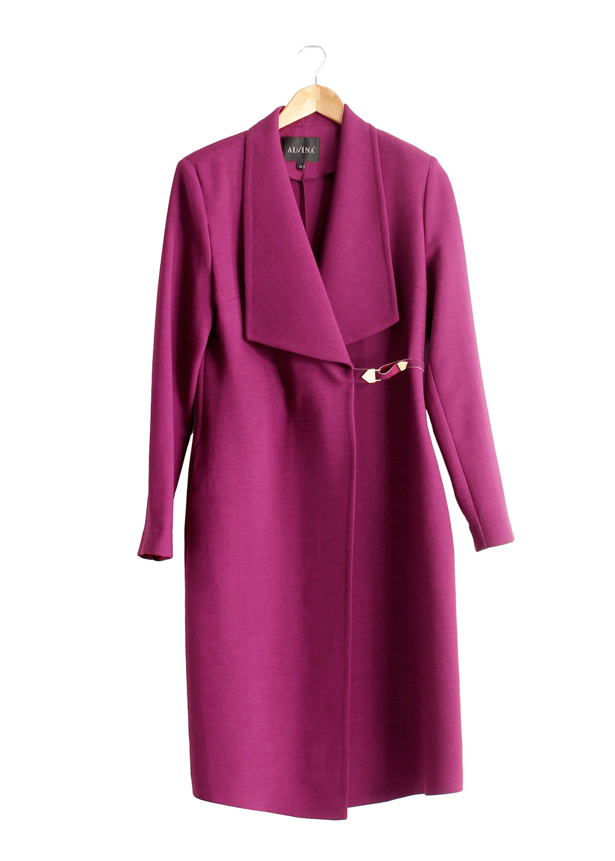 Tesettür giyim MÜRDÜM 1792 VİOLET TRENCH 38/44 TEK36