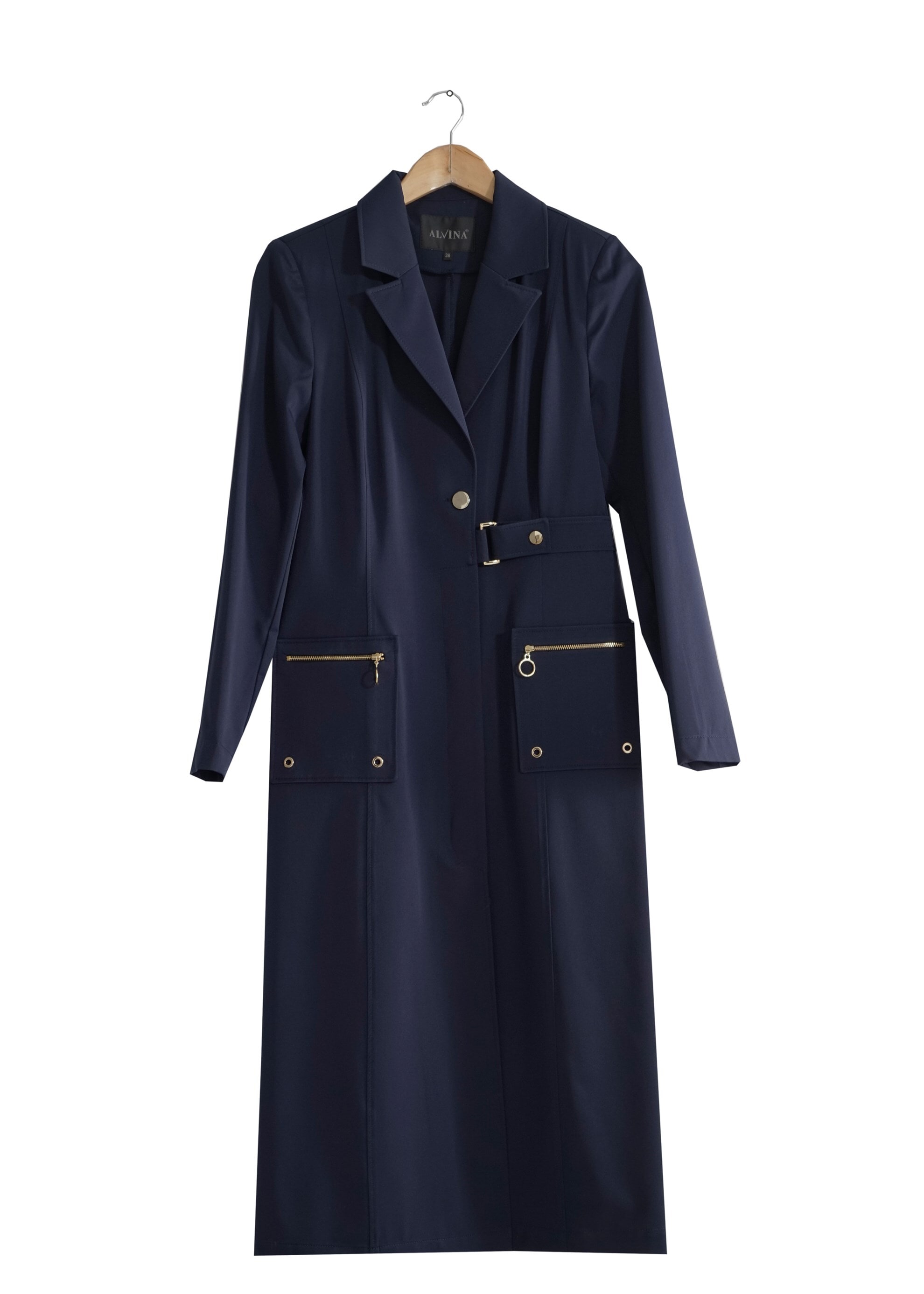 Tesettür giyim LACİVERT 1807 Yaren Tesettür 43717 Trench 38/44 TEK38