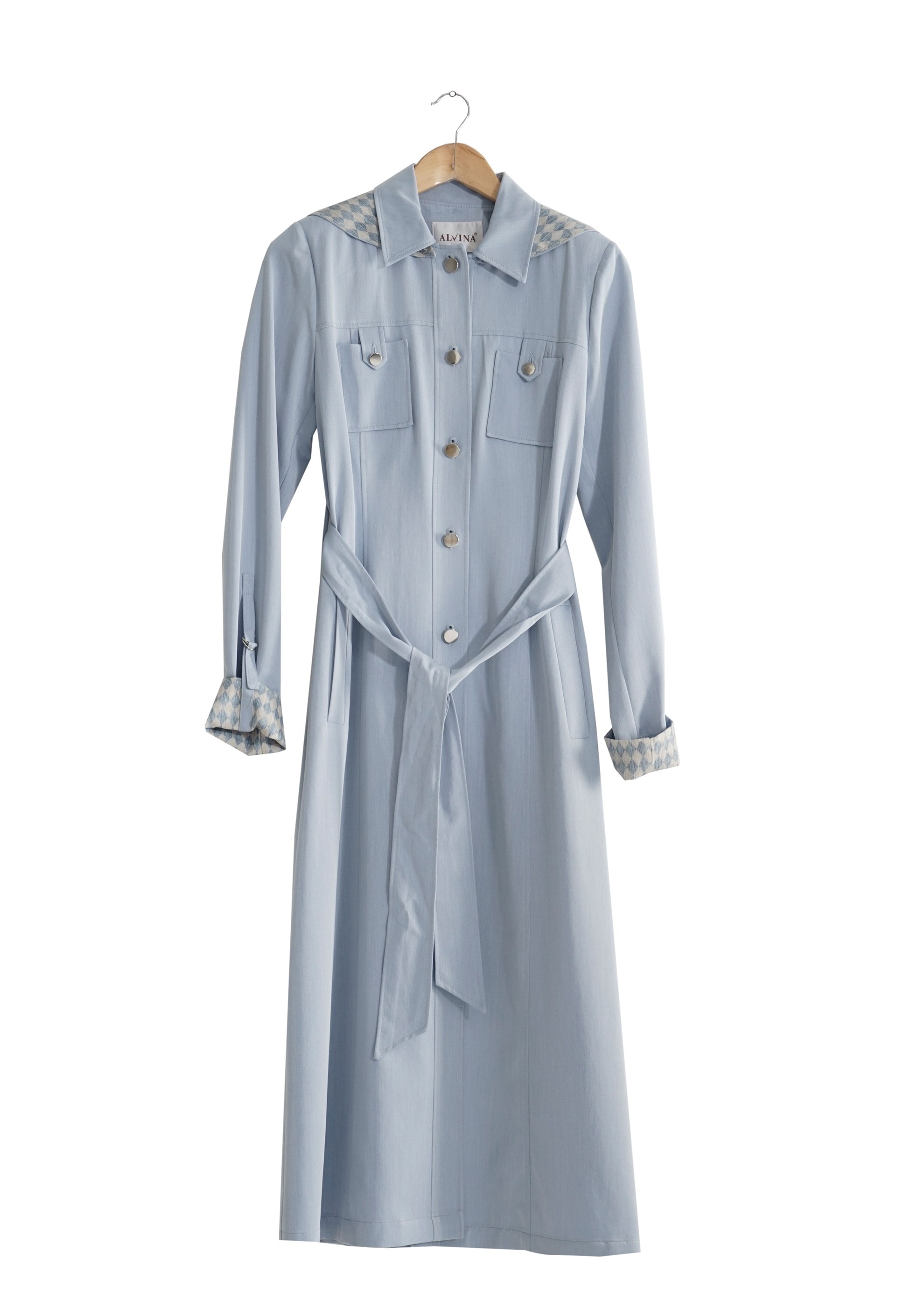 Tesettür giyim MAVİ 1811 Essen Tesettür 2105 Trench 38/46 TEK40