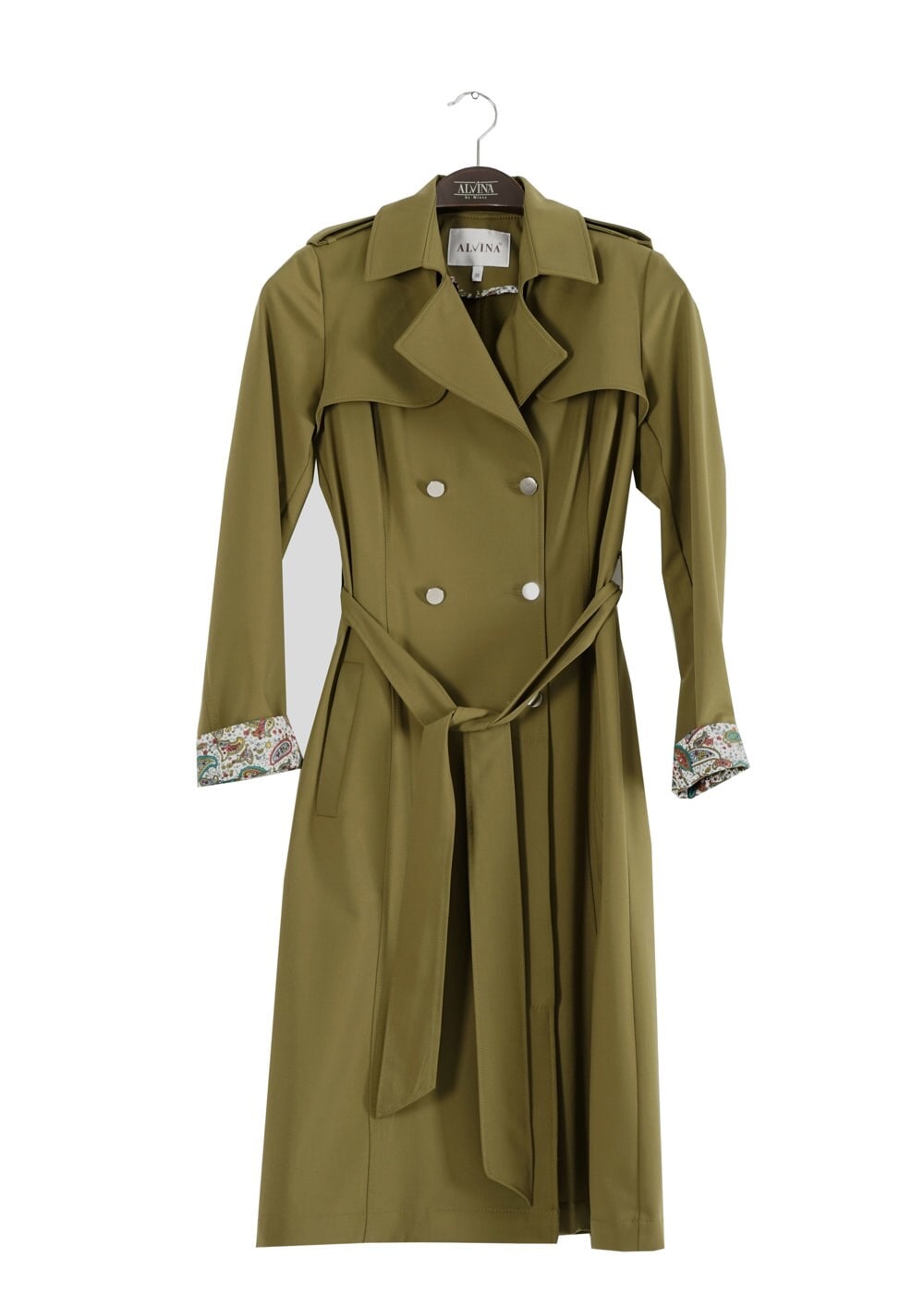 Tesettür giyim YEŞİL 1756-1 Lila Tesettür 43597 Trench 38/44 TEK36