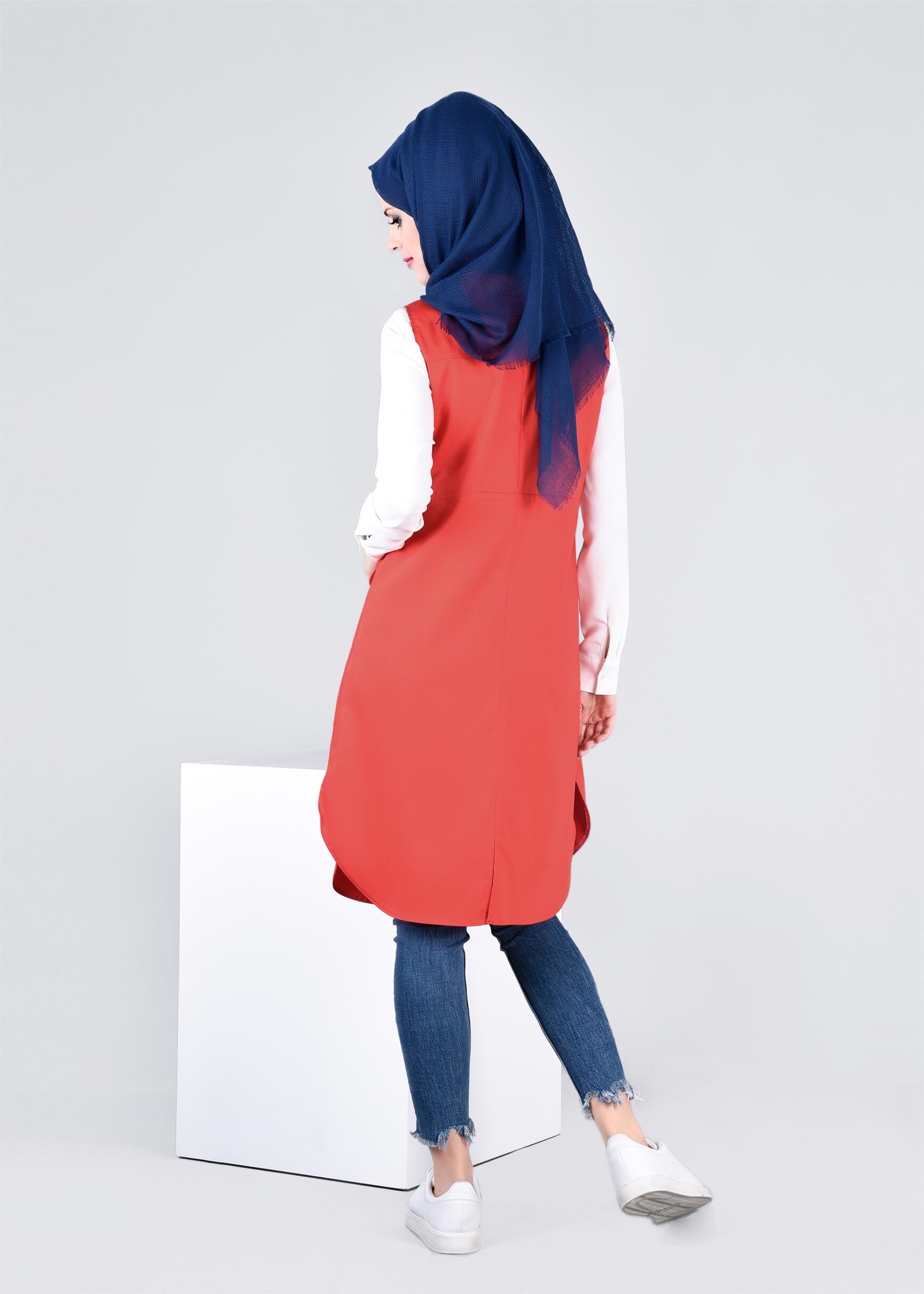 Tesettür giyim MERCAN 4220 Hürrem Tesettür Yelek 36/44(38/40) TEK42