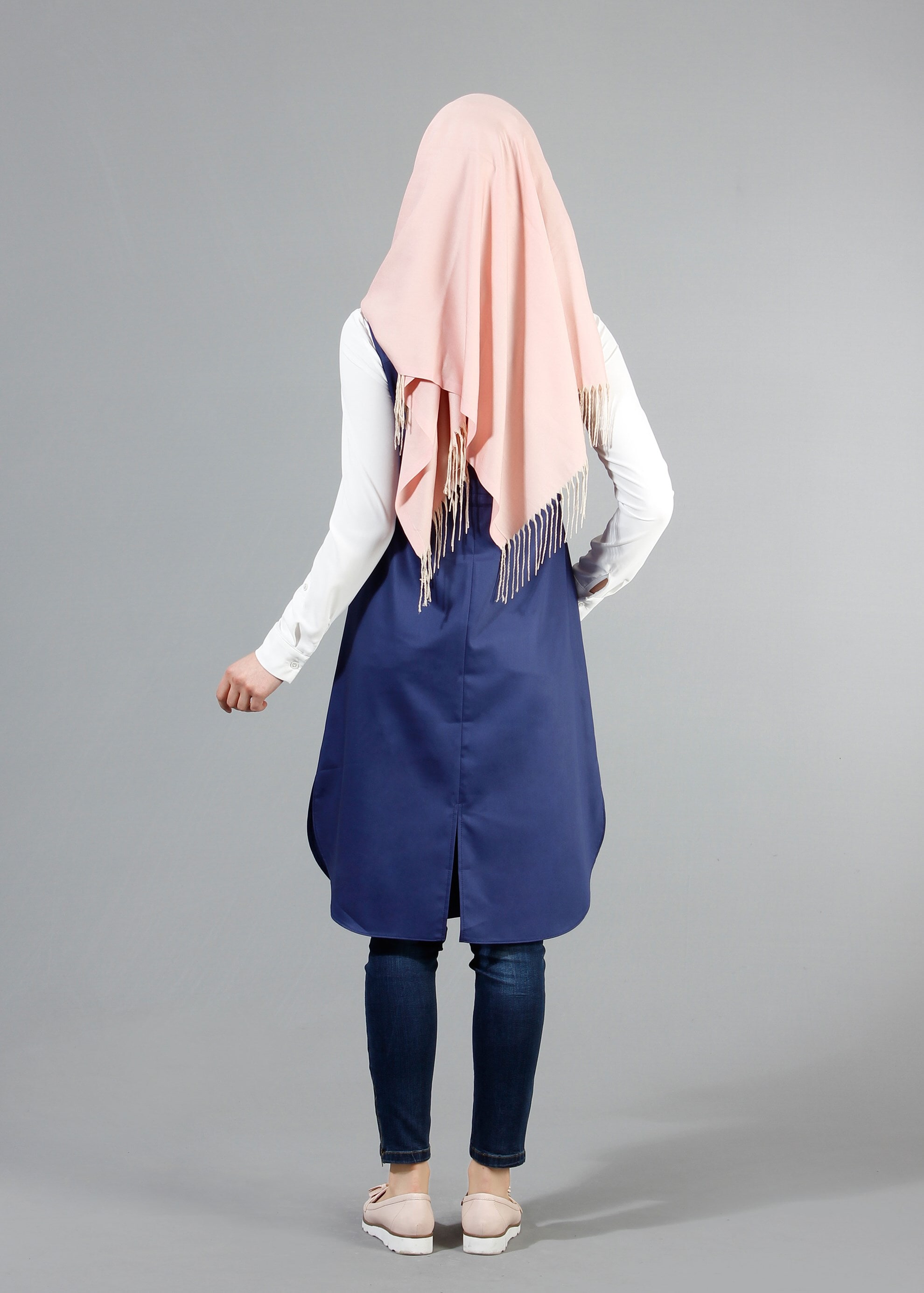 Tesettür giyim LACİVERT 4220 Hürrem Tesettür Yelek 36/44(38/40) TEK42