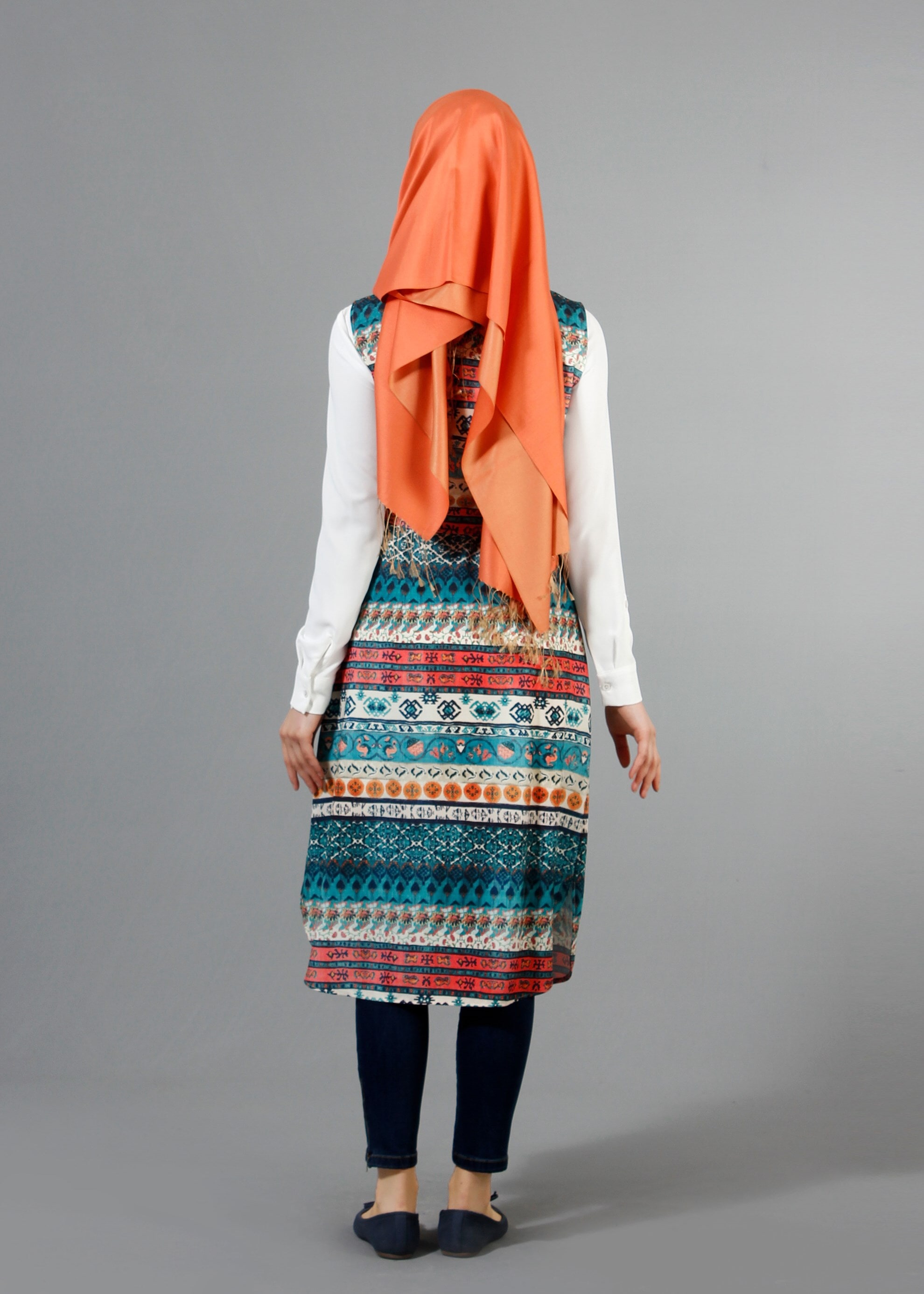 Tesettür giyim MAVİ 4266 Picante Tesettür Yelek 36/44(38-40) TEK42