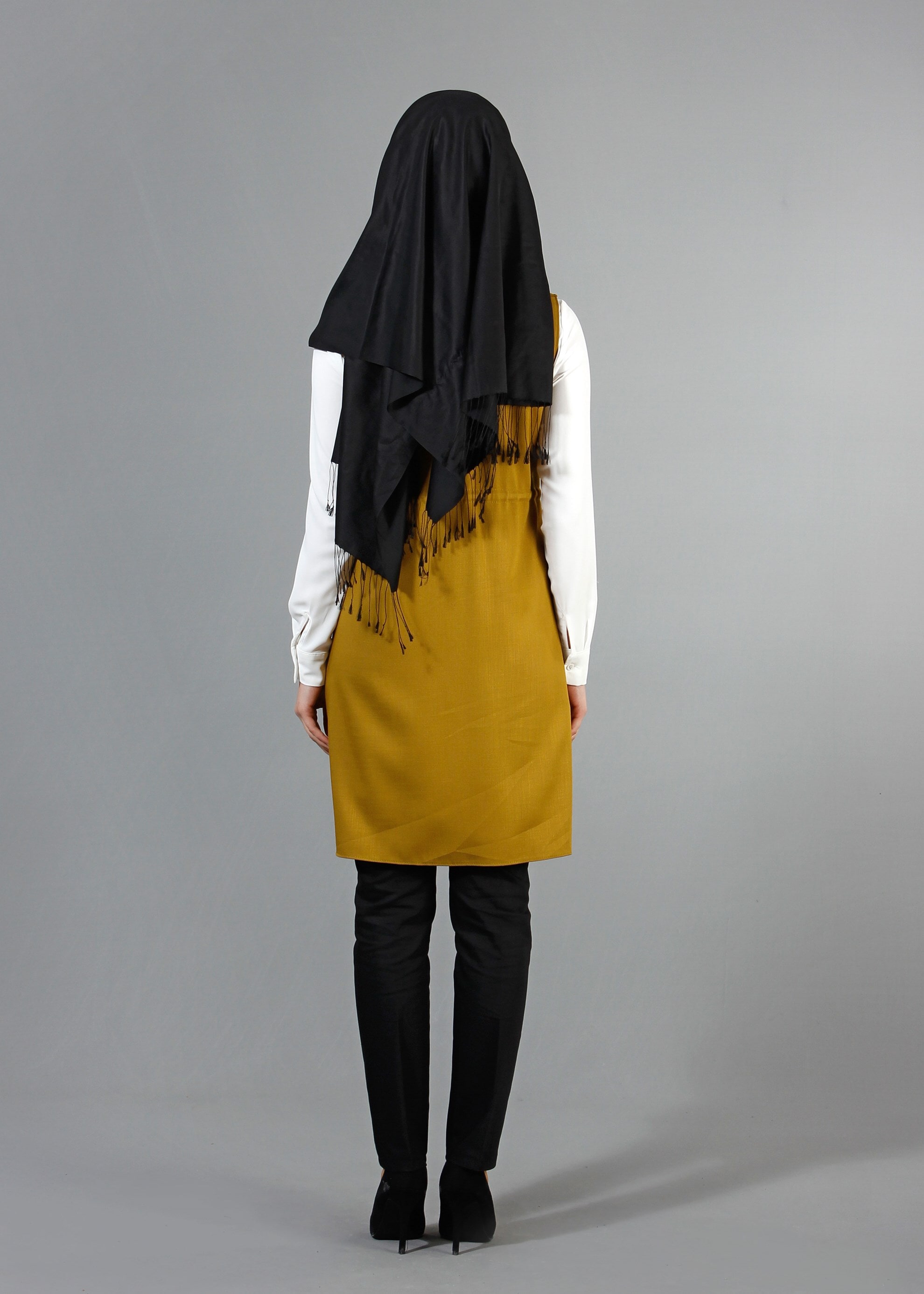 Tesettür giyim YEŞİL 4336 Derin Tesettür Yelek 36/42(38-40) TEK36