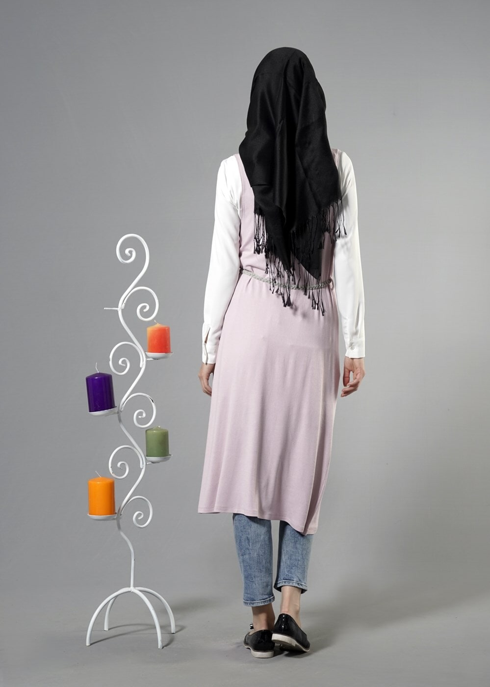 Tesettür giyim MOR 4338 Hanna Tesettür Yelek 38/48 TEK36