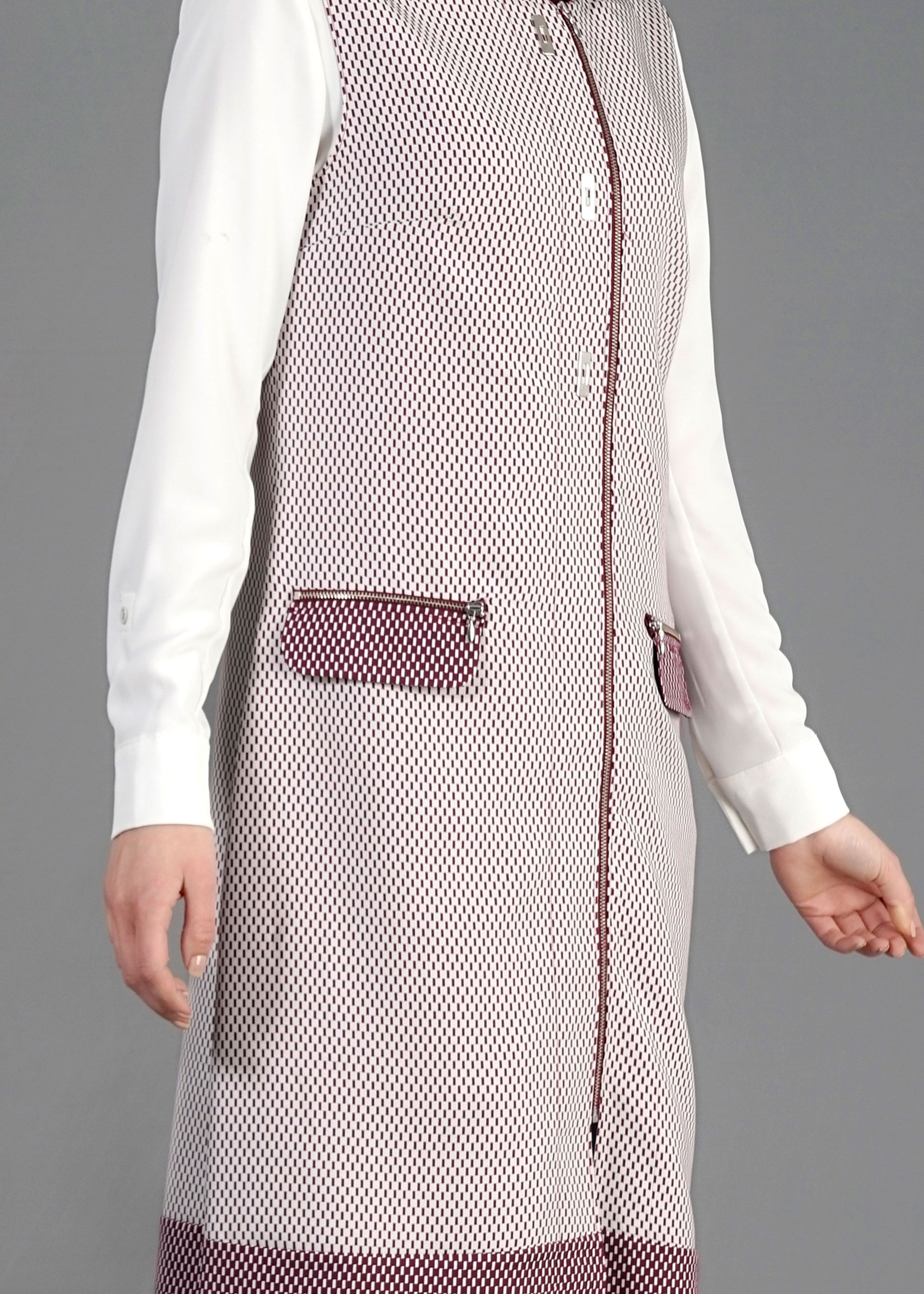 Tesettür giyim FUŞYA 4360 G-706 Tesettür Yelek 38/46 TEK40