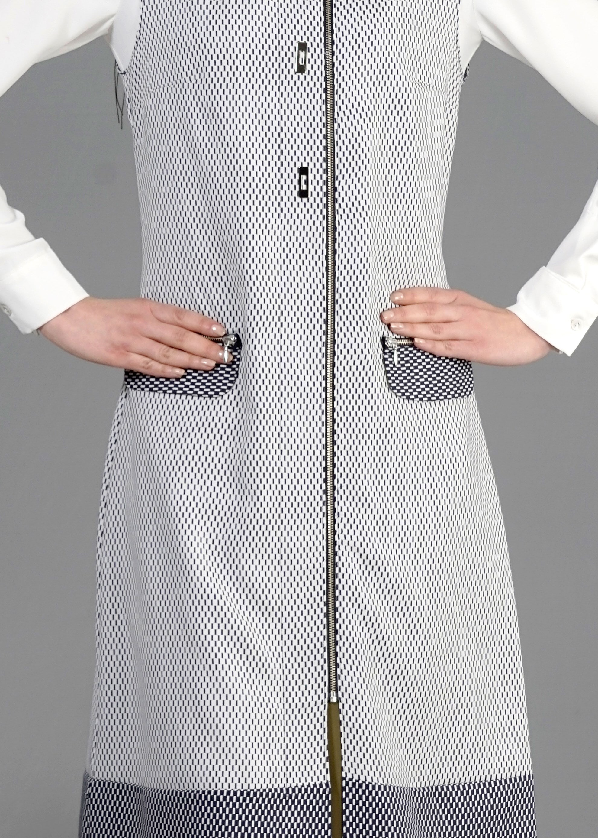 Tesettür giyim LACİVERT 4360 G-706 Tesettür Yelek 38/46 TEK40