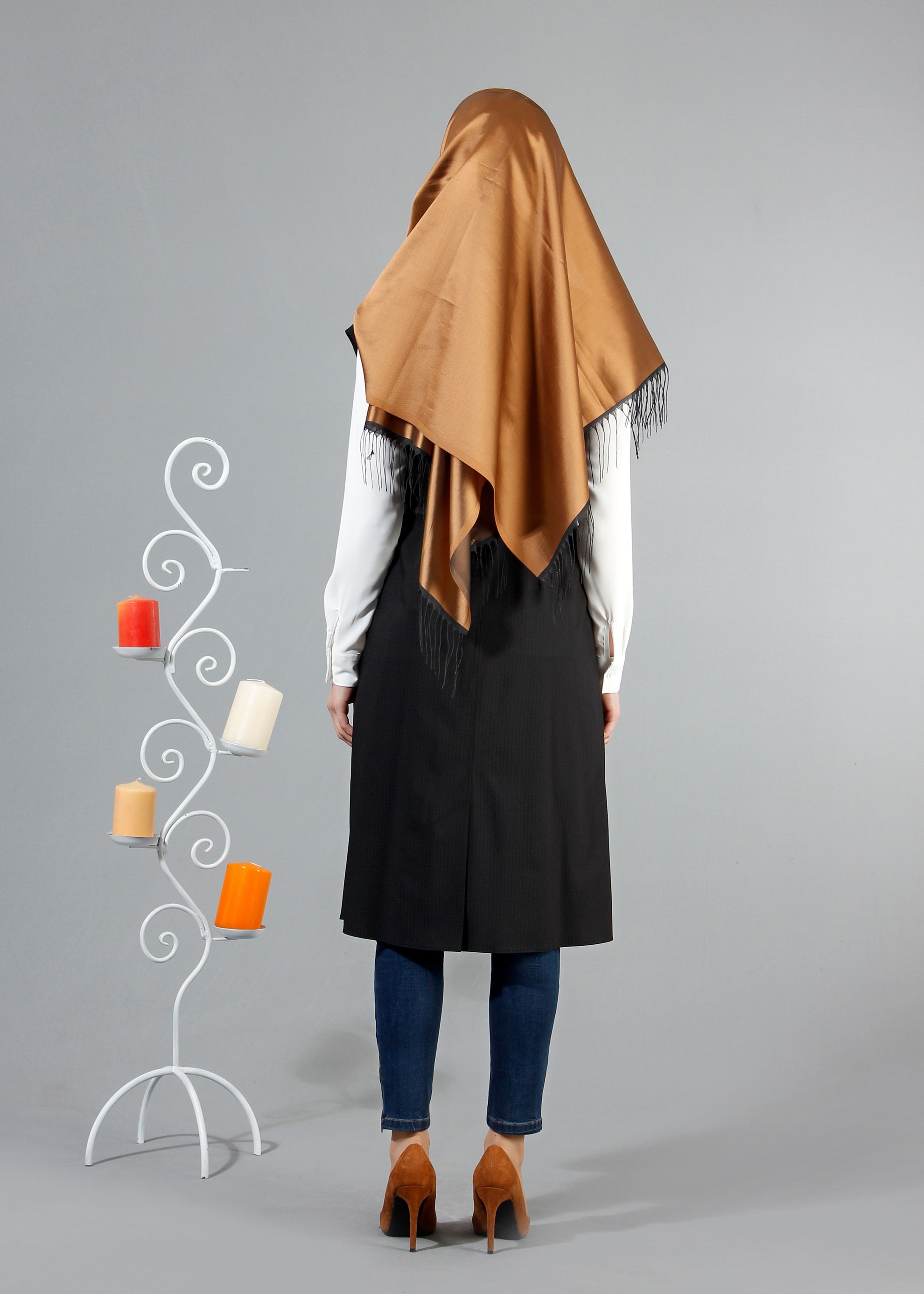 Tesettür giyim SİYAH 4362 Söğüt Tesettür Yelek 36/42(38-40) TEK42