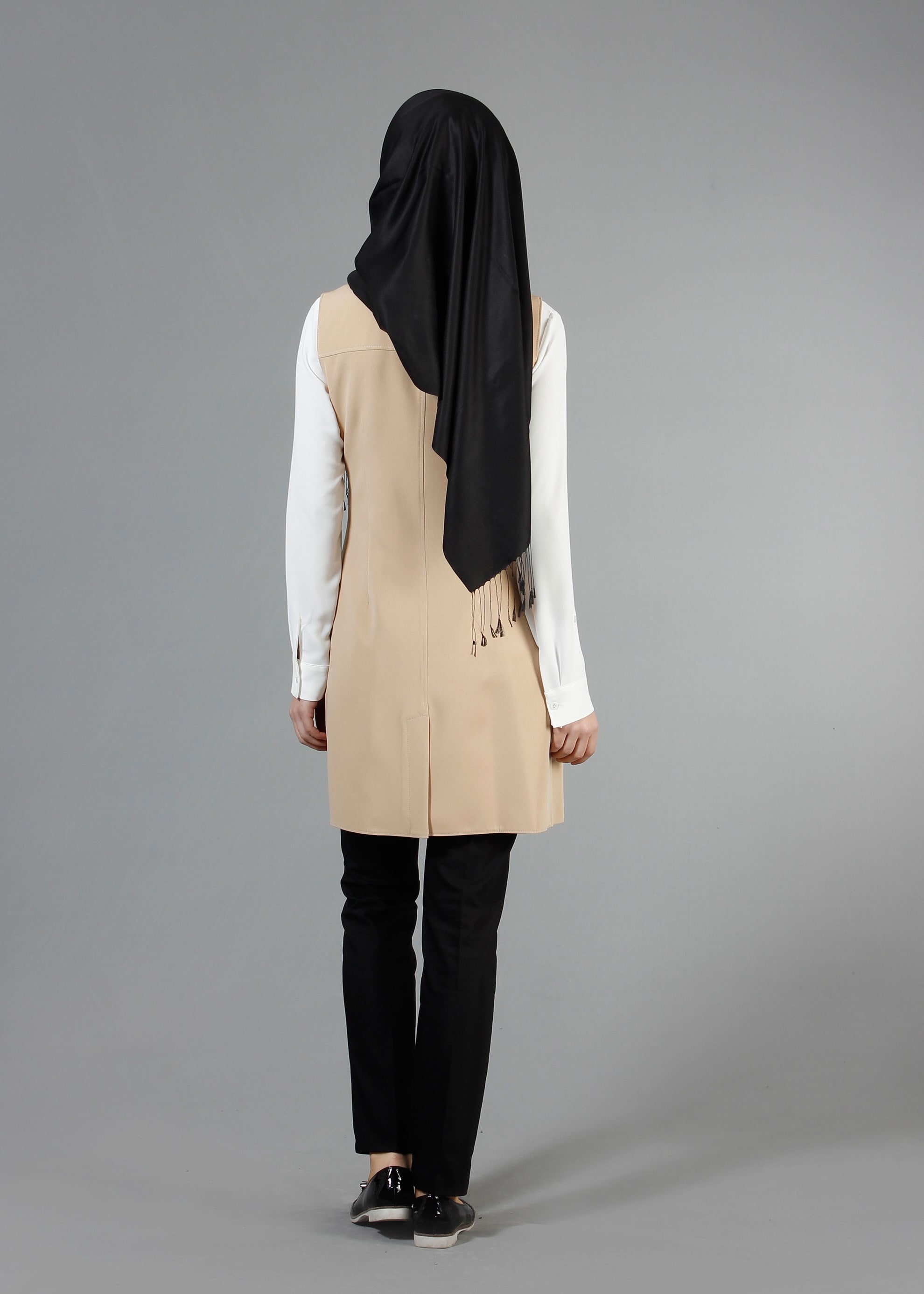 Tesettür giyim BEJ 4369 Dilma 43551 Tesettür Yelek 36/44(38-40) TEK42